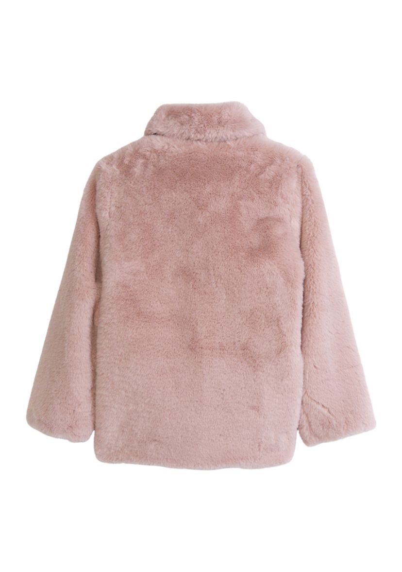 Girls 4-6x Cozy Zip Jacket with Collar