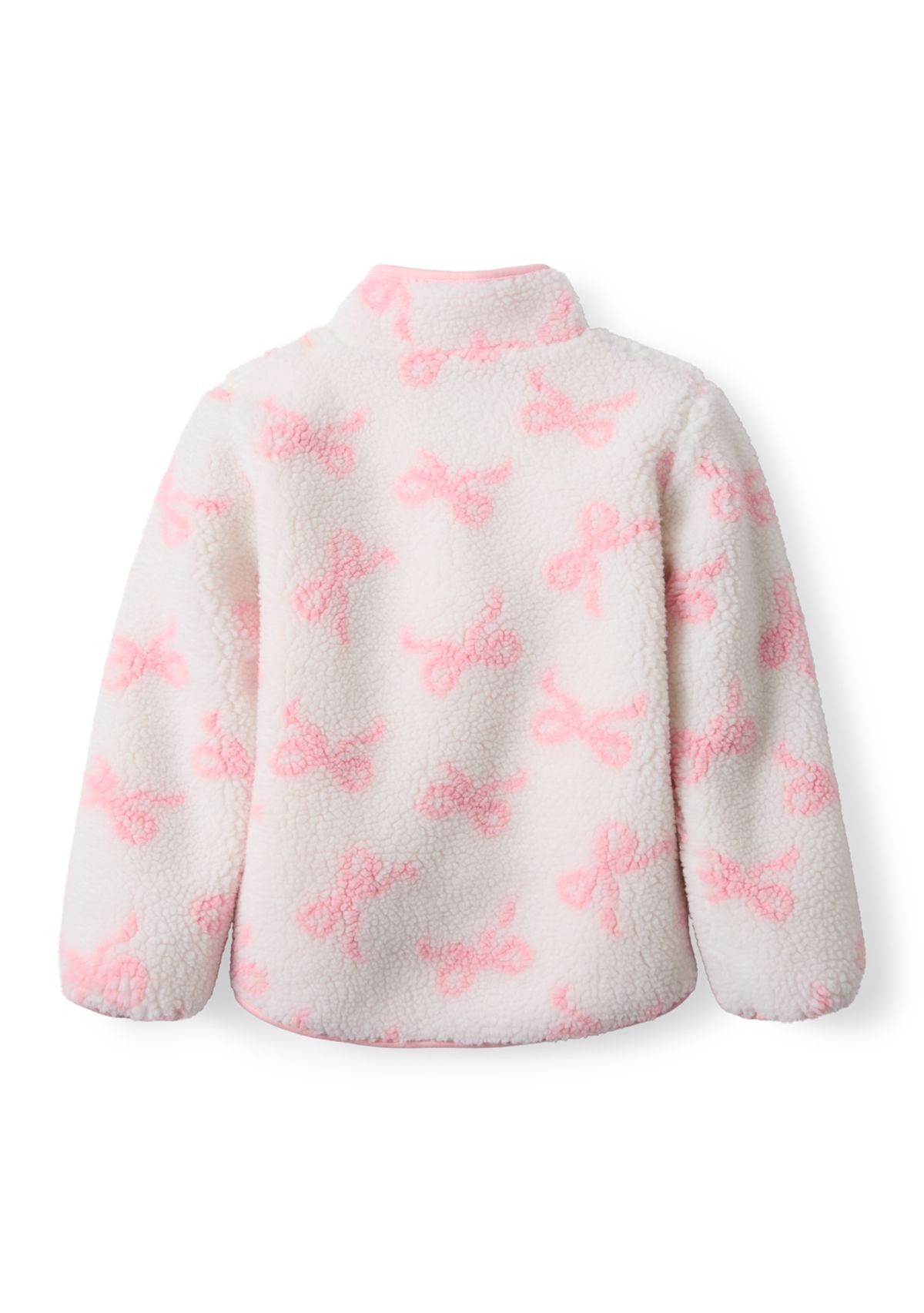 Girls 4-6x Bows Full Zip Jacket