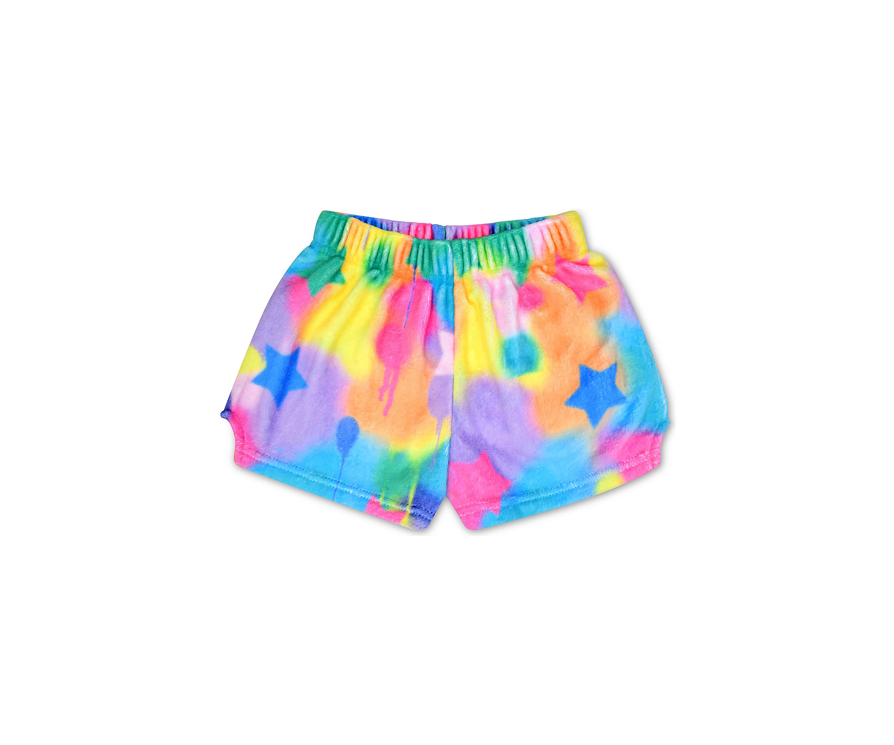 Girls 7-16 Star Printed Corey Paige Plush Lounge Shorts