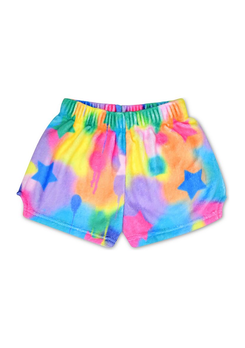 Girls 7-16 Star Printed Corey Paige Plush Lounge Shorts