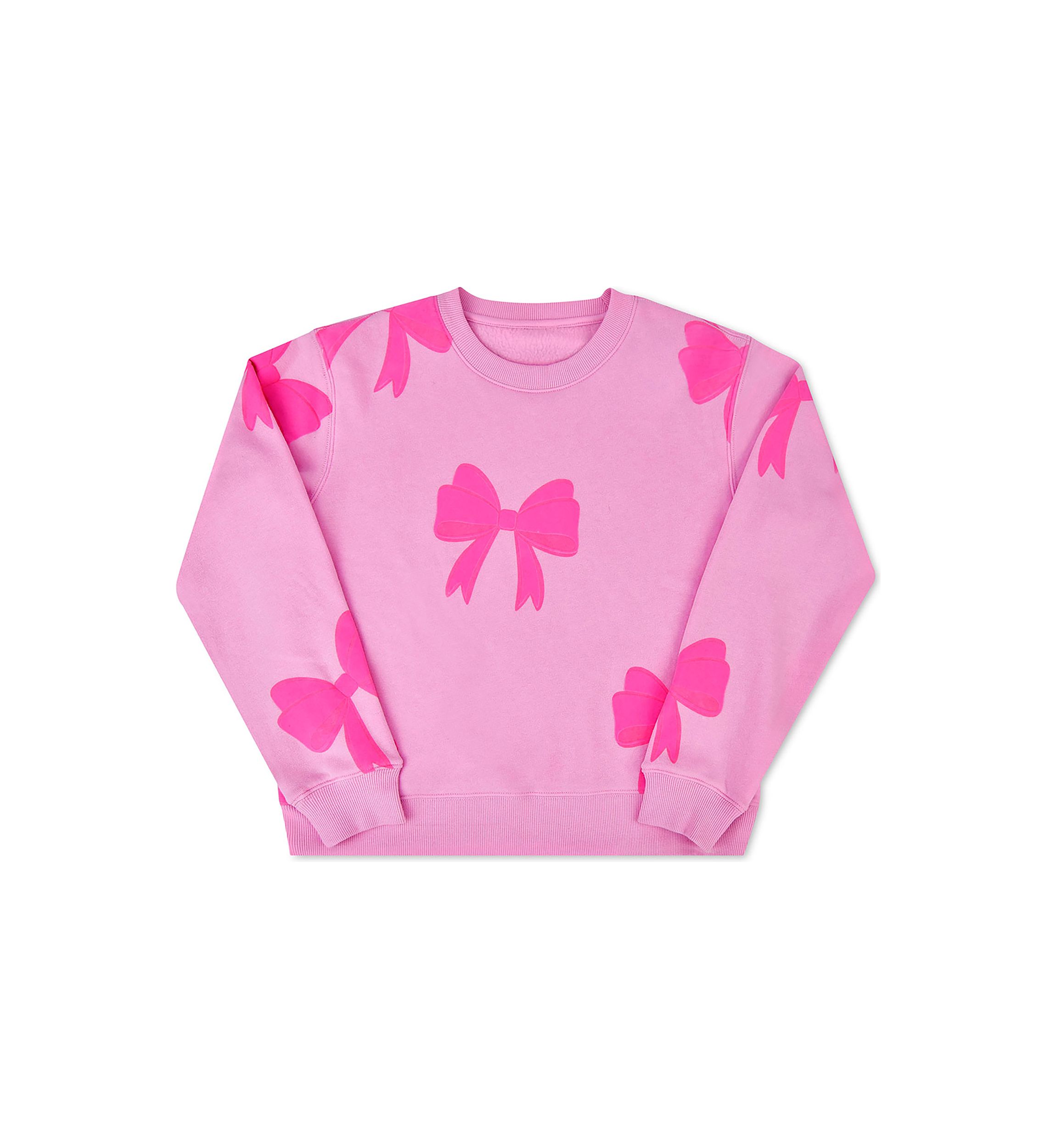 Girls 7-16 Ribbon Bows Sweater