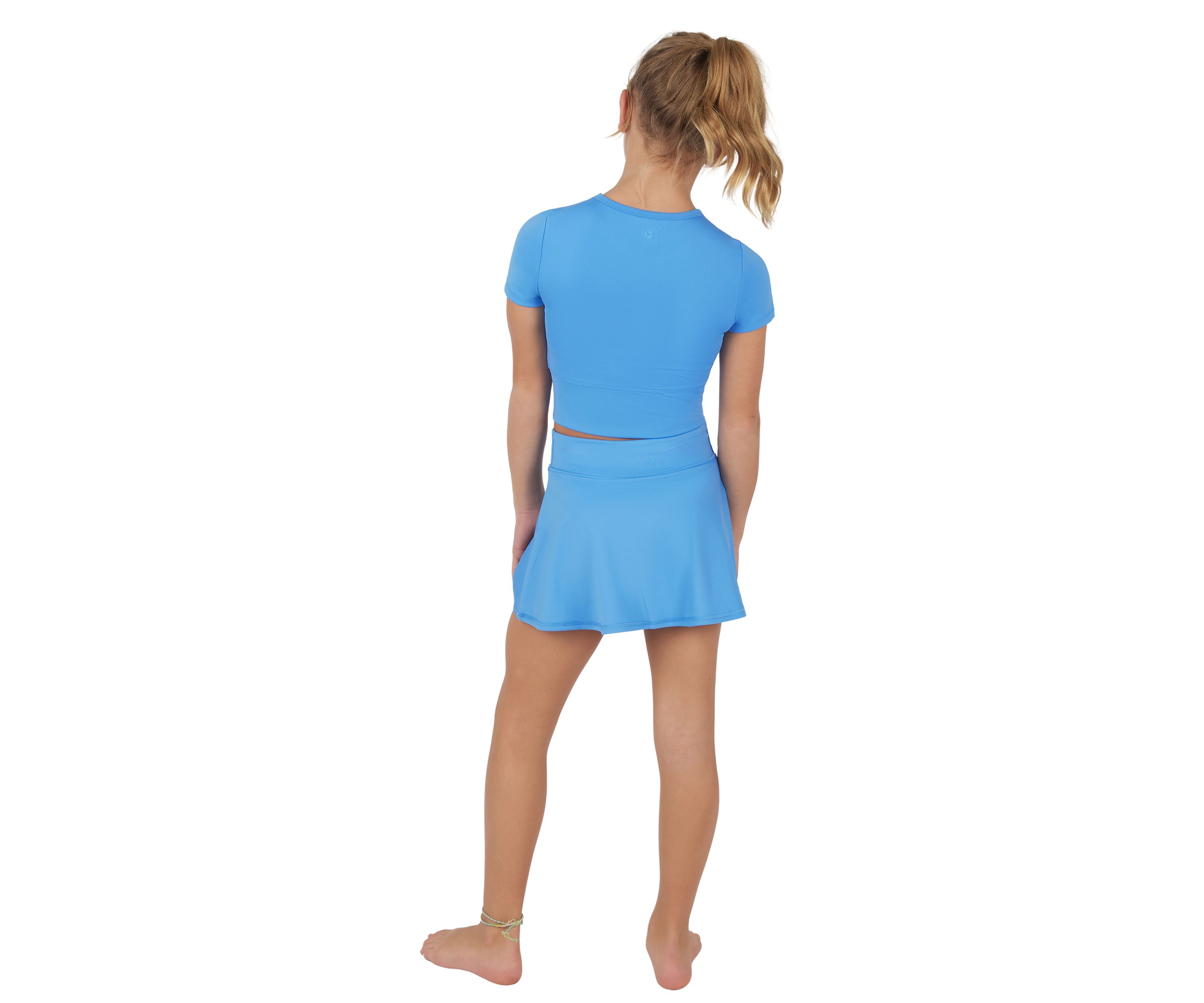 Girls 7-16 Maisie Top and Crossover Skort Set