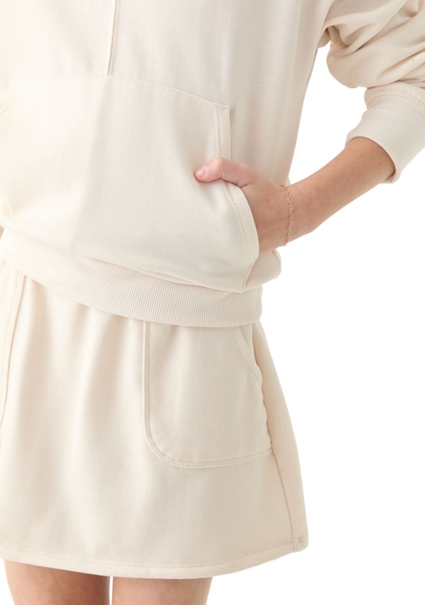 Girls 7-16 Hoodie and Cargo Skort Set 