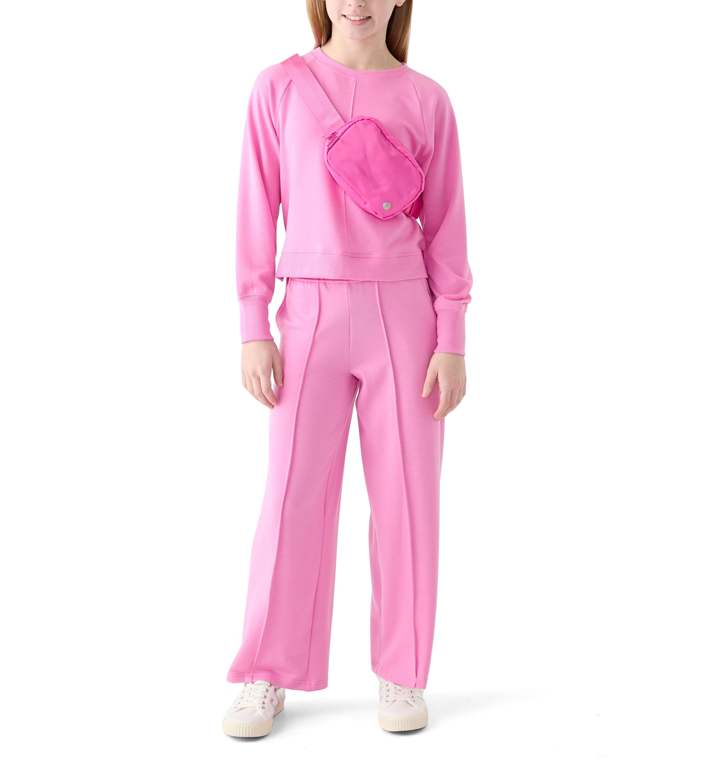 Girls 7-16 French Terry Pants Set