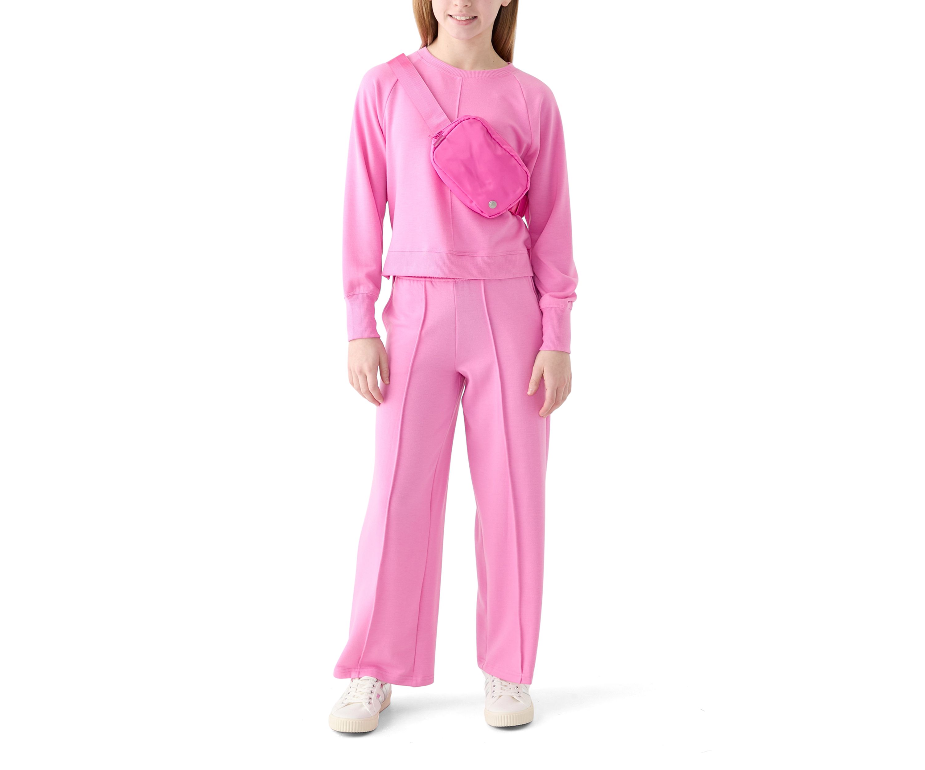 Girls 7-16 French Terry Pants Set