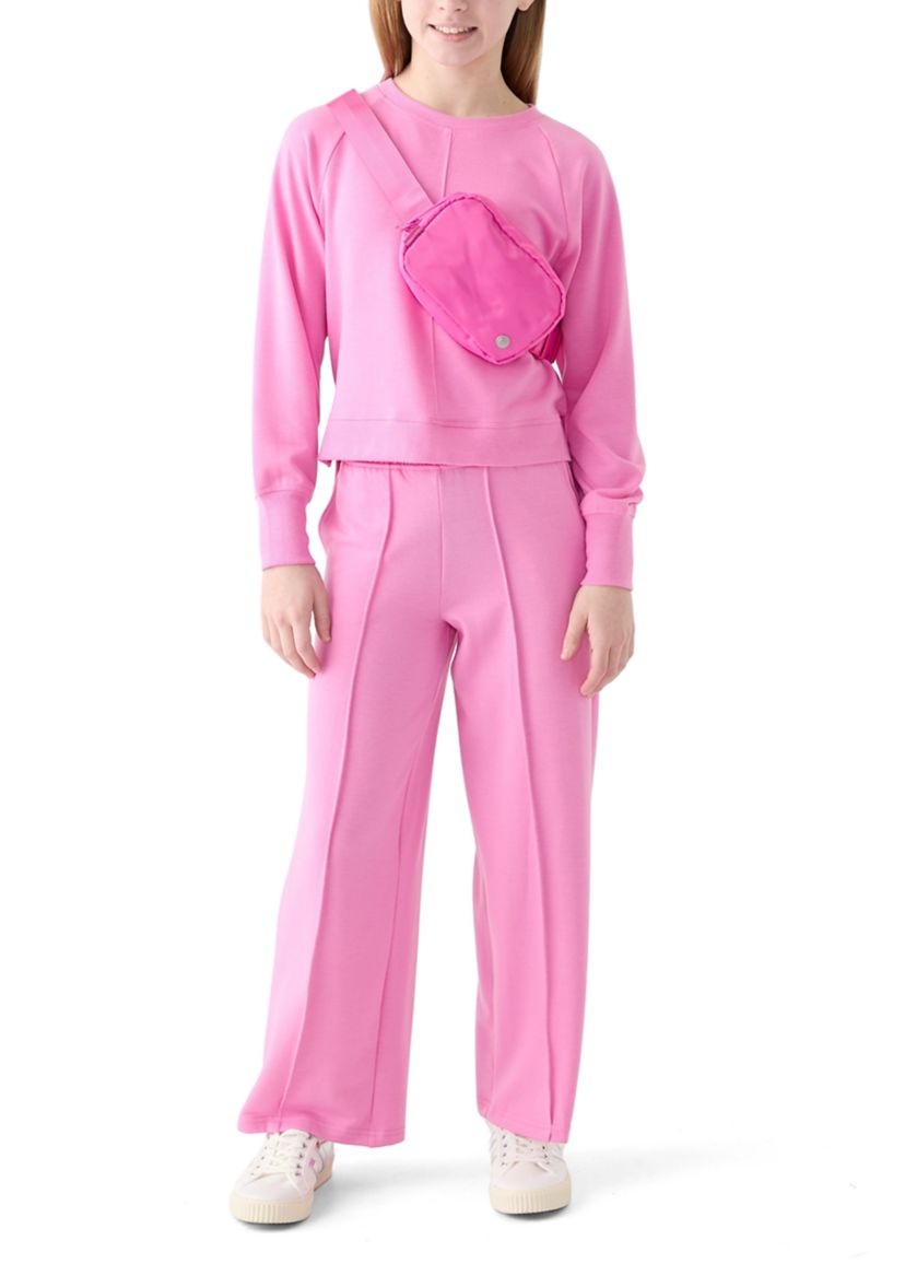 Girls 7-16 French Terry Pants Set