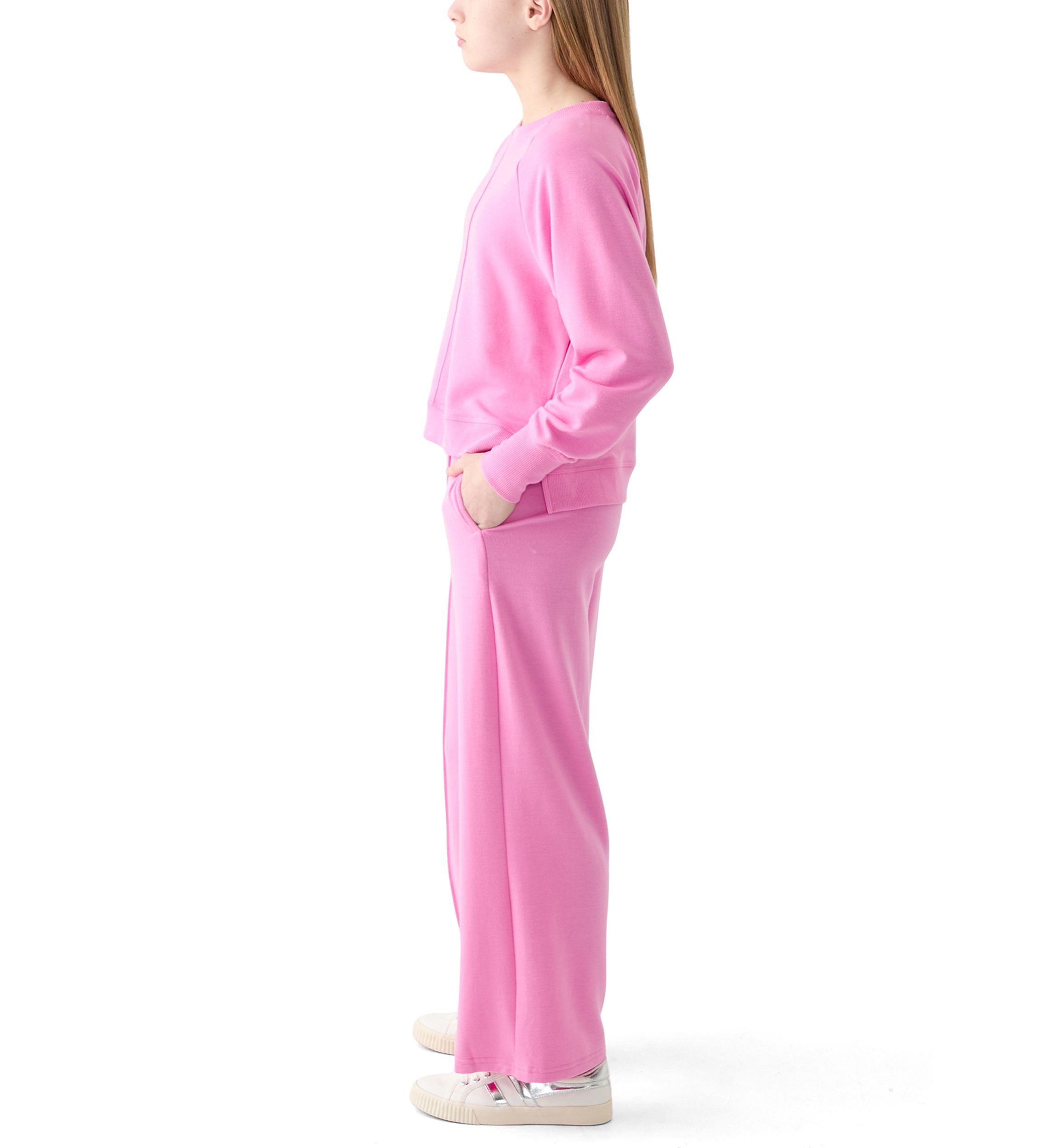 Girls 7-16 French Terry Pants Set
