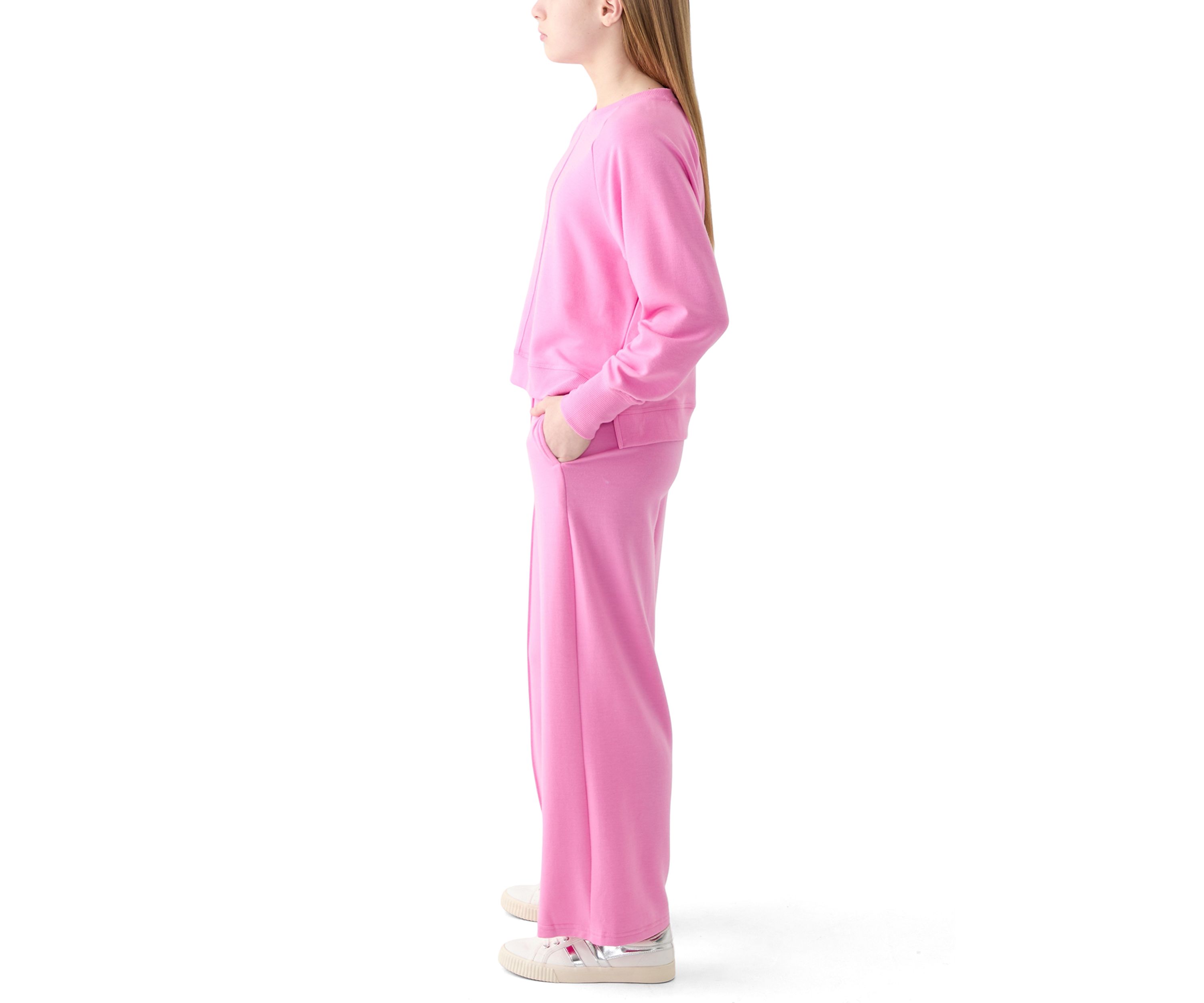 Girls 7-16 French Terry Pants Set