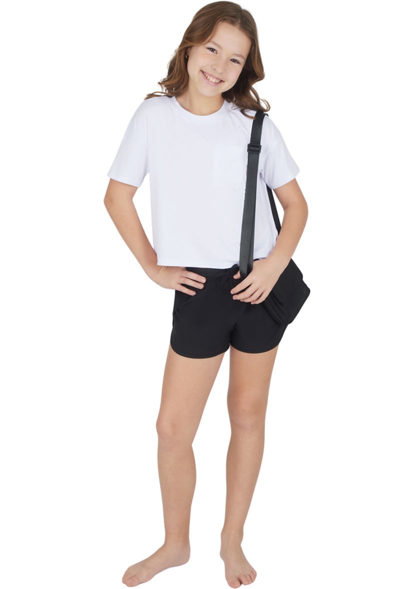 Girls 7-16 Super Soft Boxy T-Shirt and Shorts Set