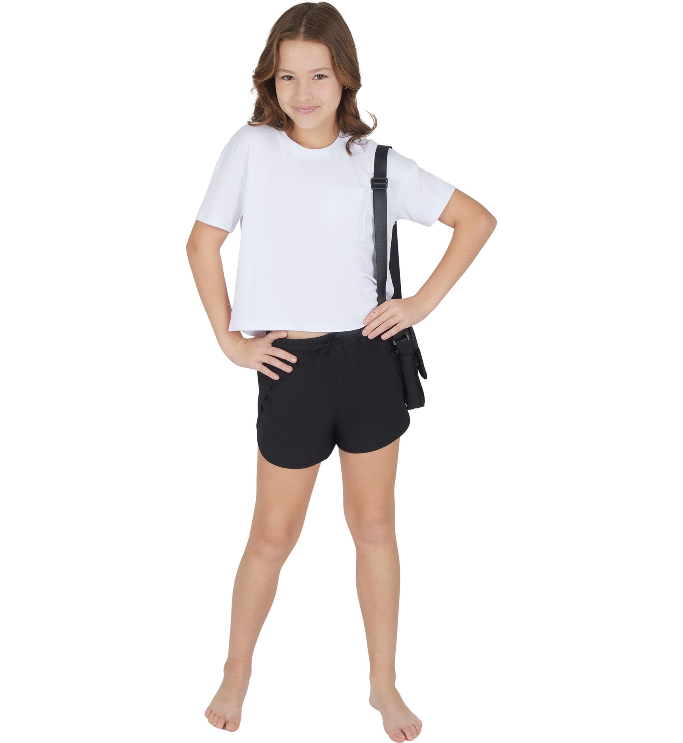 Girls 7-16 Super Soft Boxy T-Shirt and Shorts Set