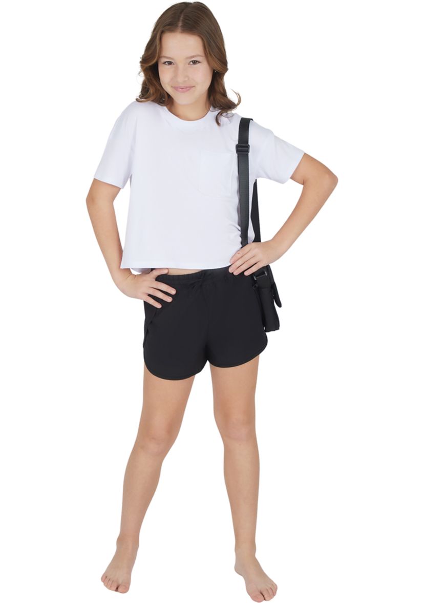 Girls 7-16 Super Soft Boxy T-Shirt and Shorts Set
