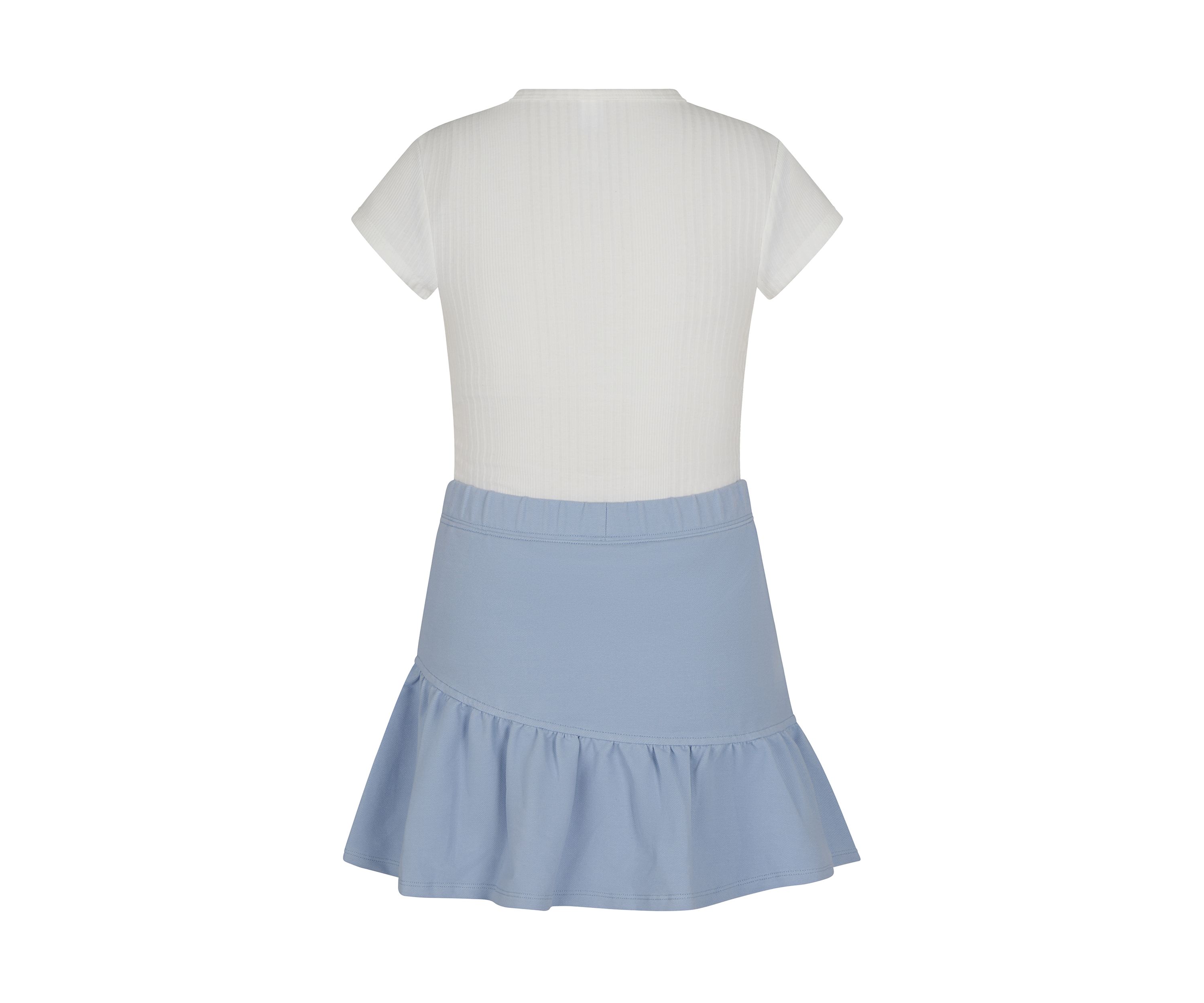 Girls 7-16 Heavenly Ribbed Top and Denim Skort