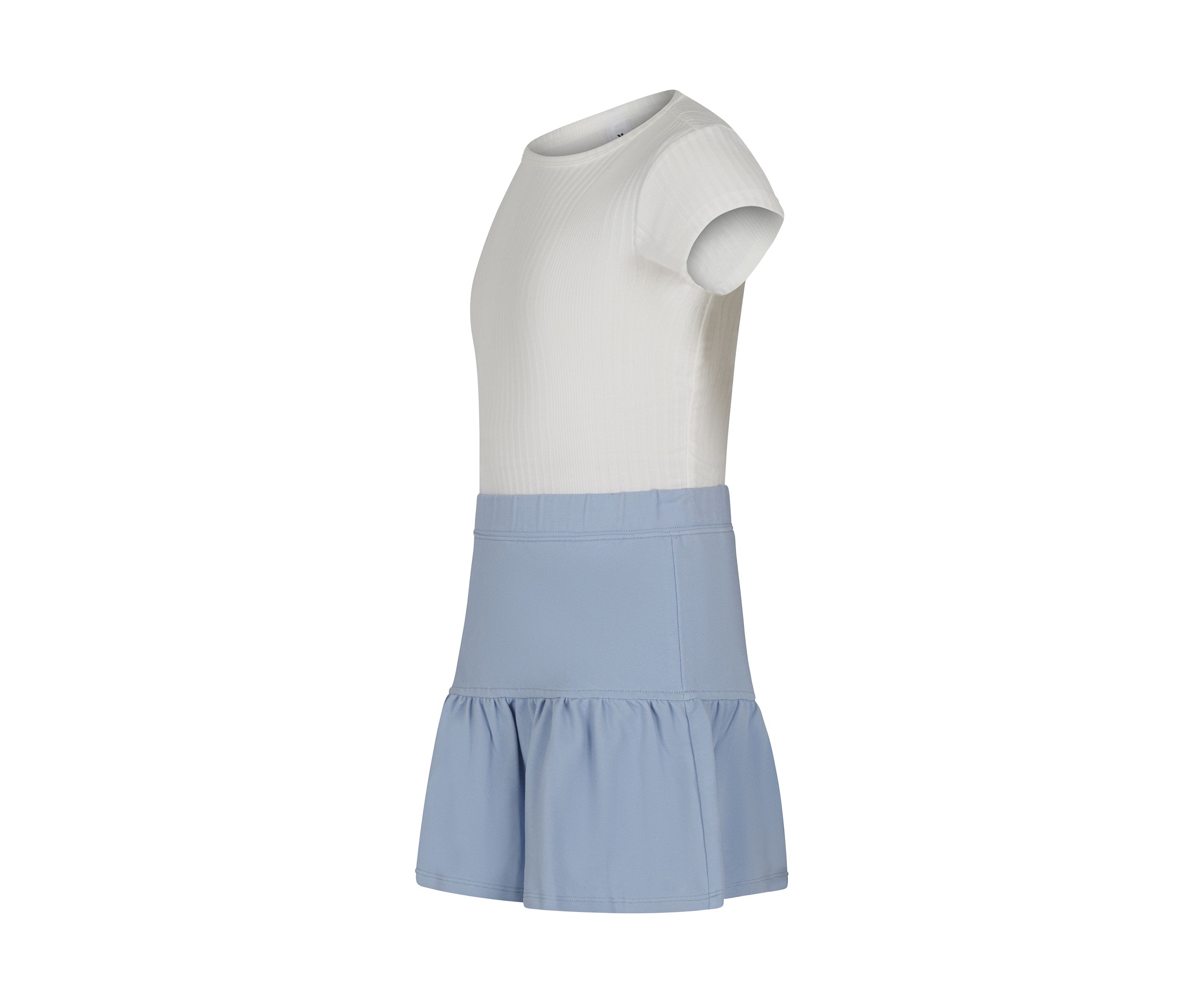 Girls 7-16 Heavenly Ribbed Top and Denim Skort