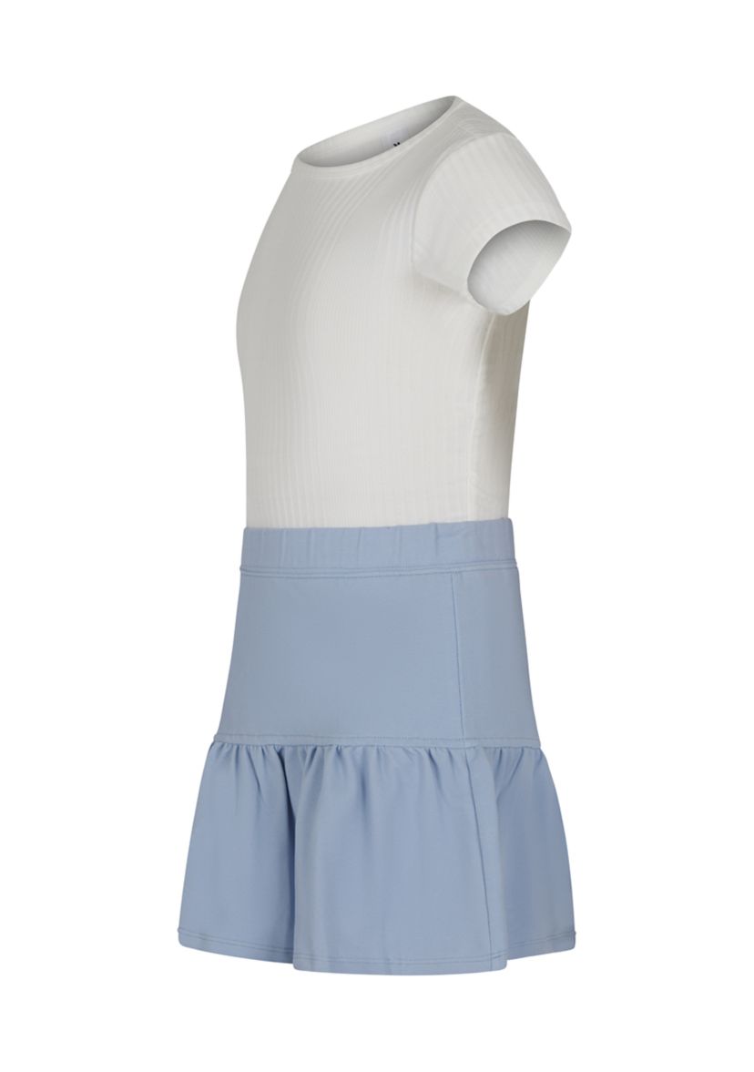 Girls 7-16 Heavenly Ribbed Top and Denim Skort
