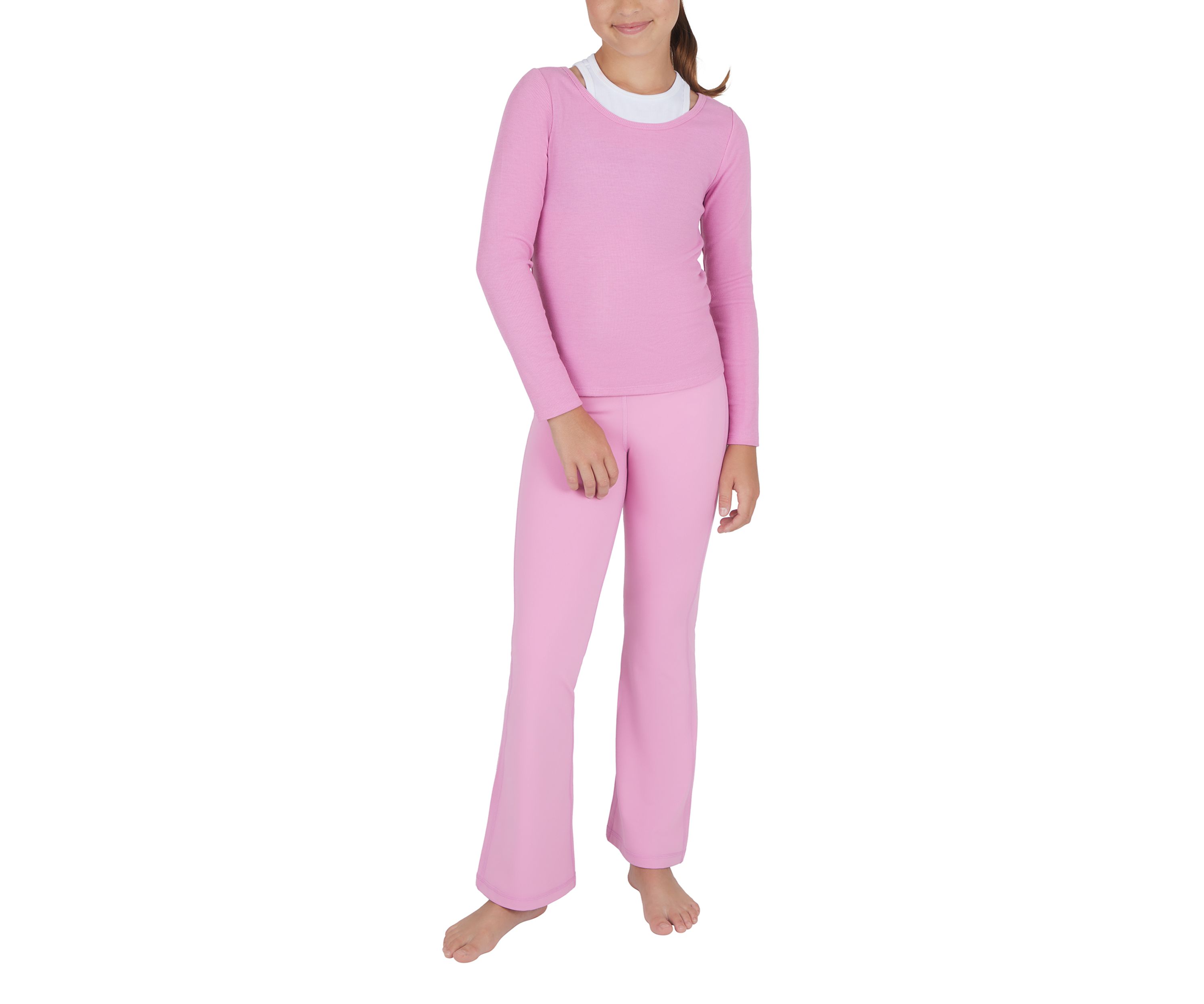 Girls 7-16 Long Sleeve Top and Pants Set