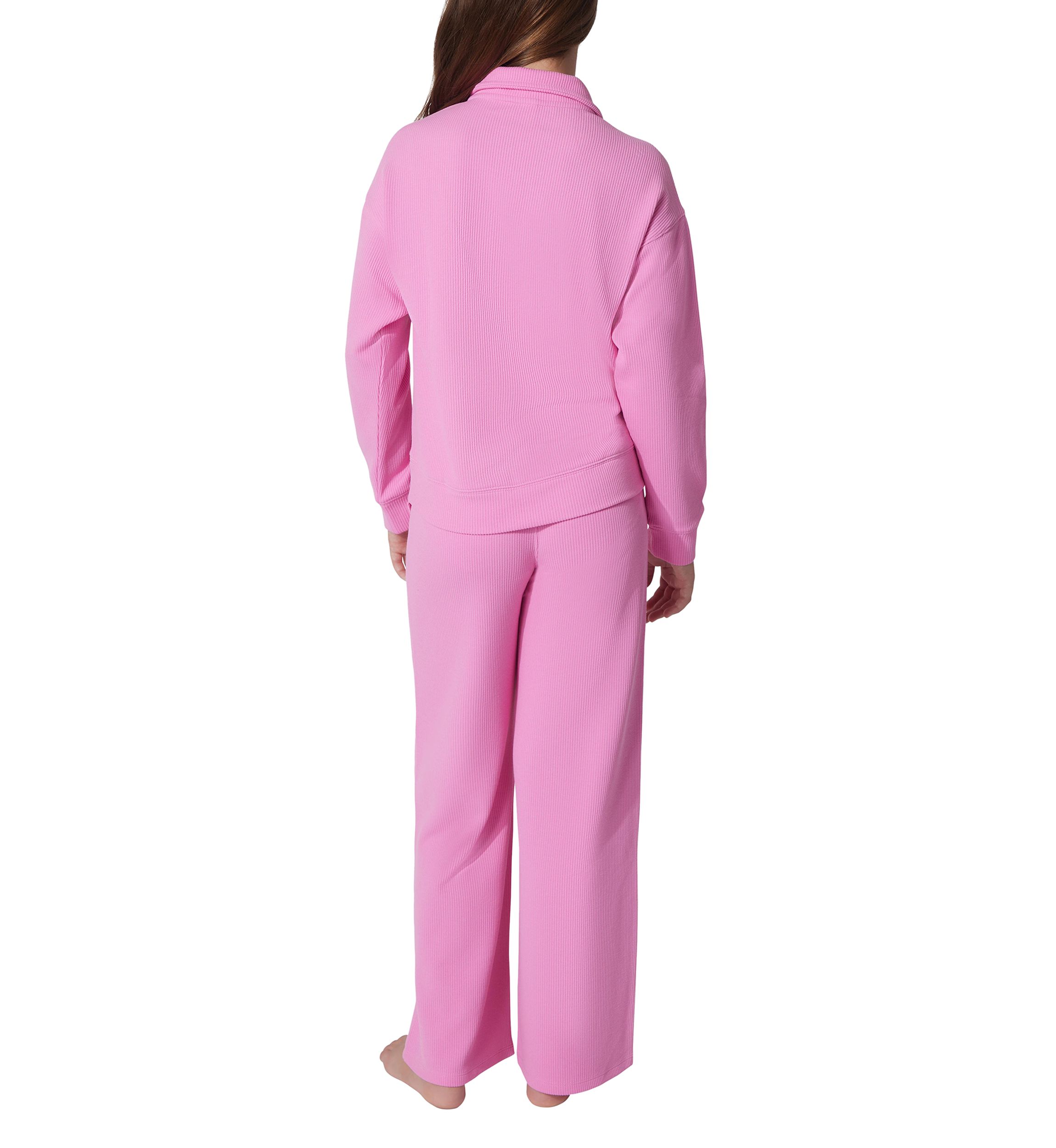 Girls 7-16 Scuba Rib Chill Quarter Zip Set