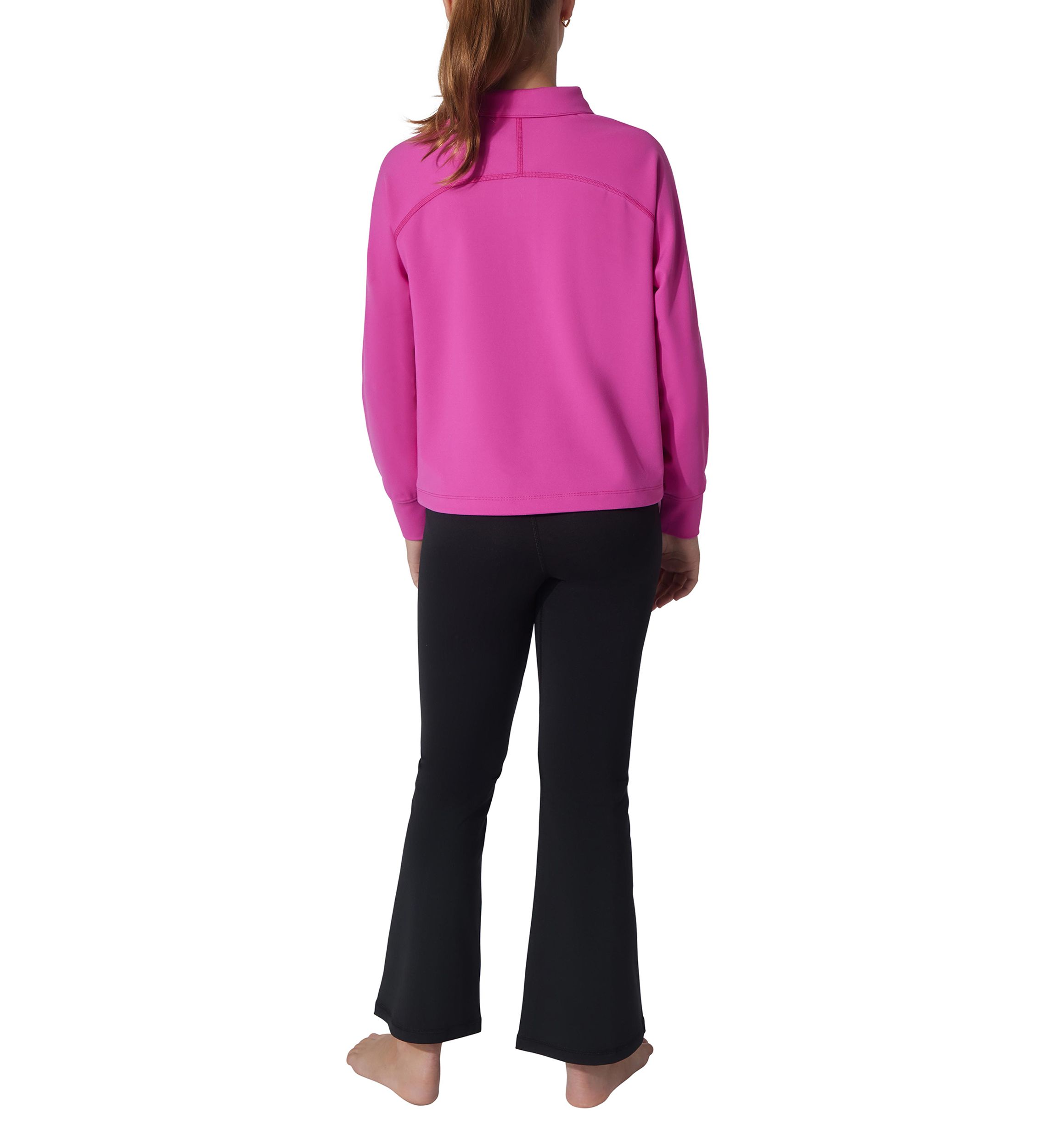Girls 7-16 Lux Half Zip Chaser Flare Set