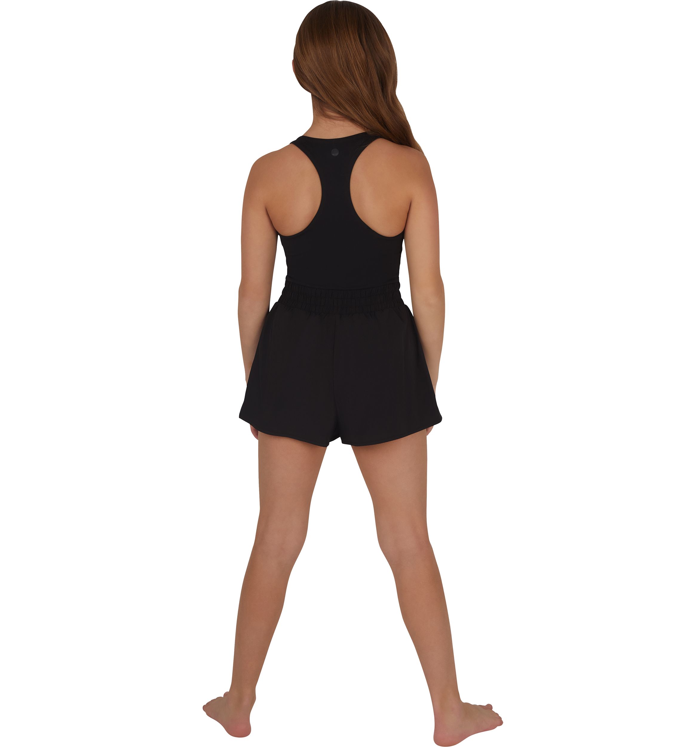 Girls 7-16 Tank Flutter Romper