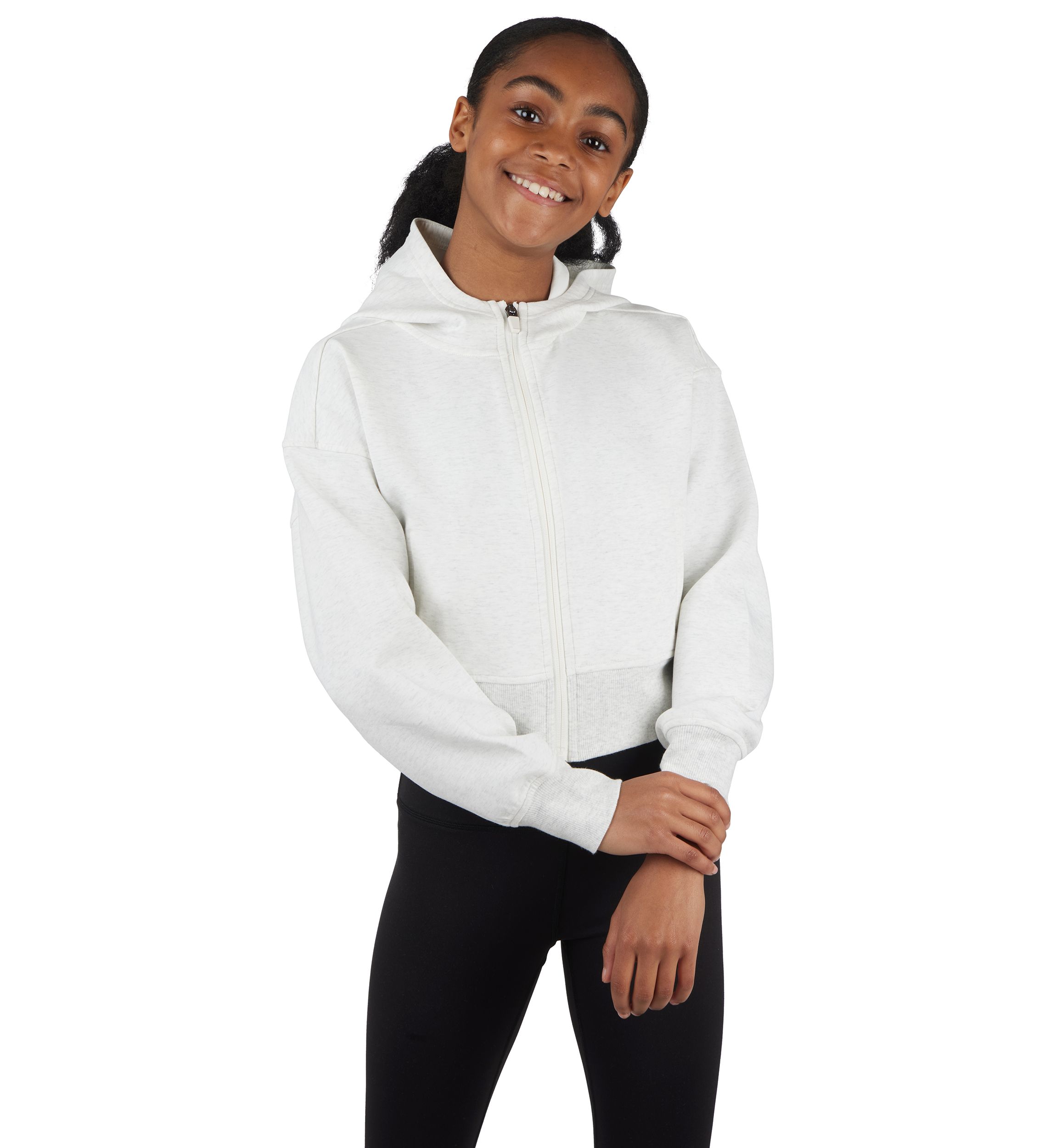 Girls 7-16 Zip Front Hoodie