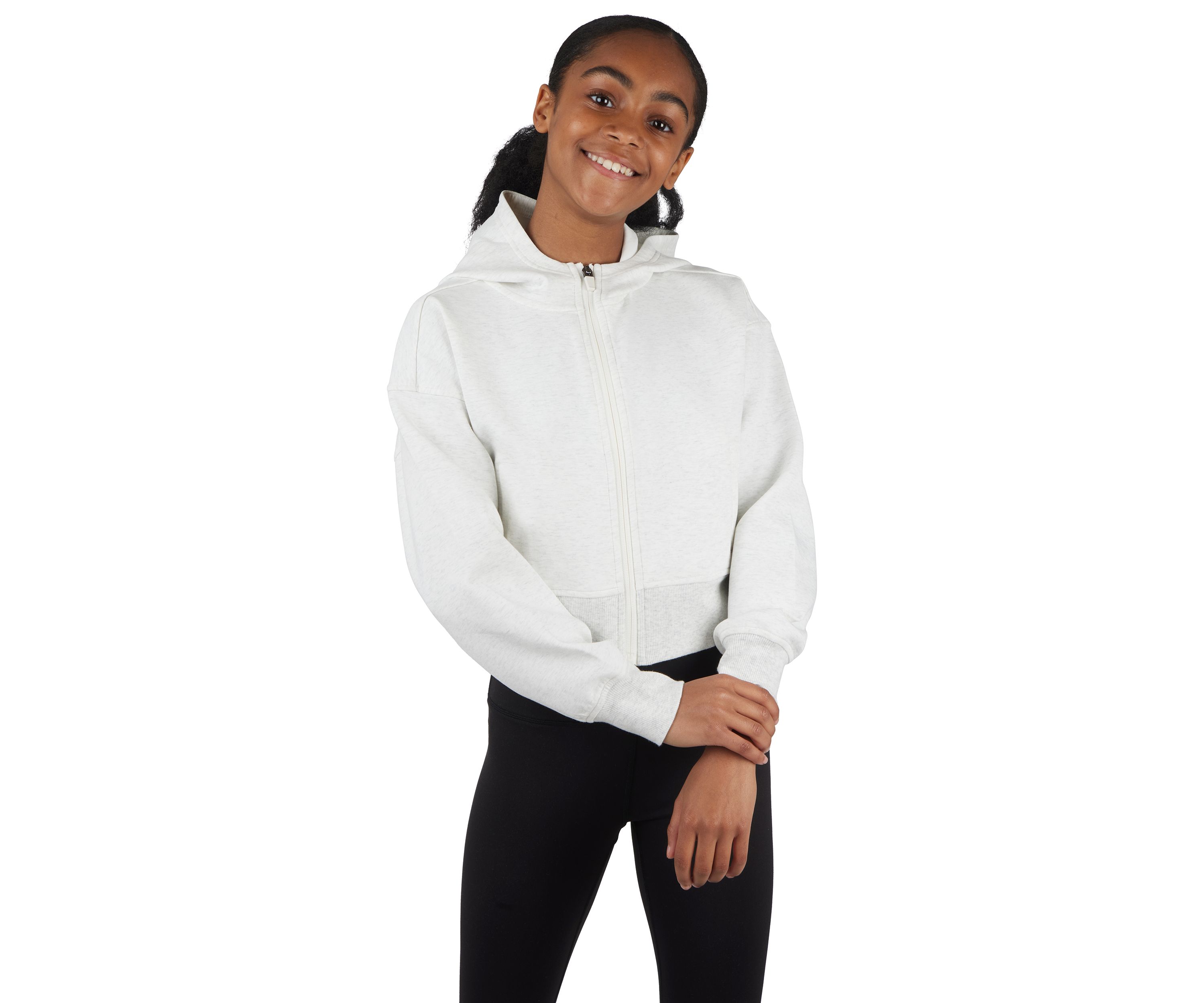 Girls 7-16 Zip Front Hoodie