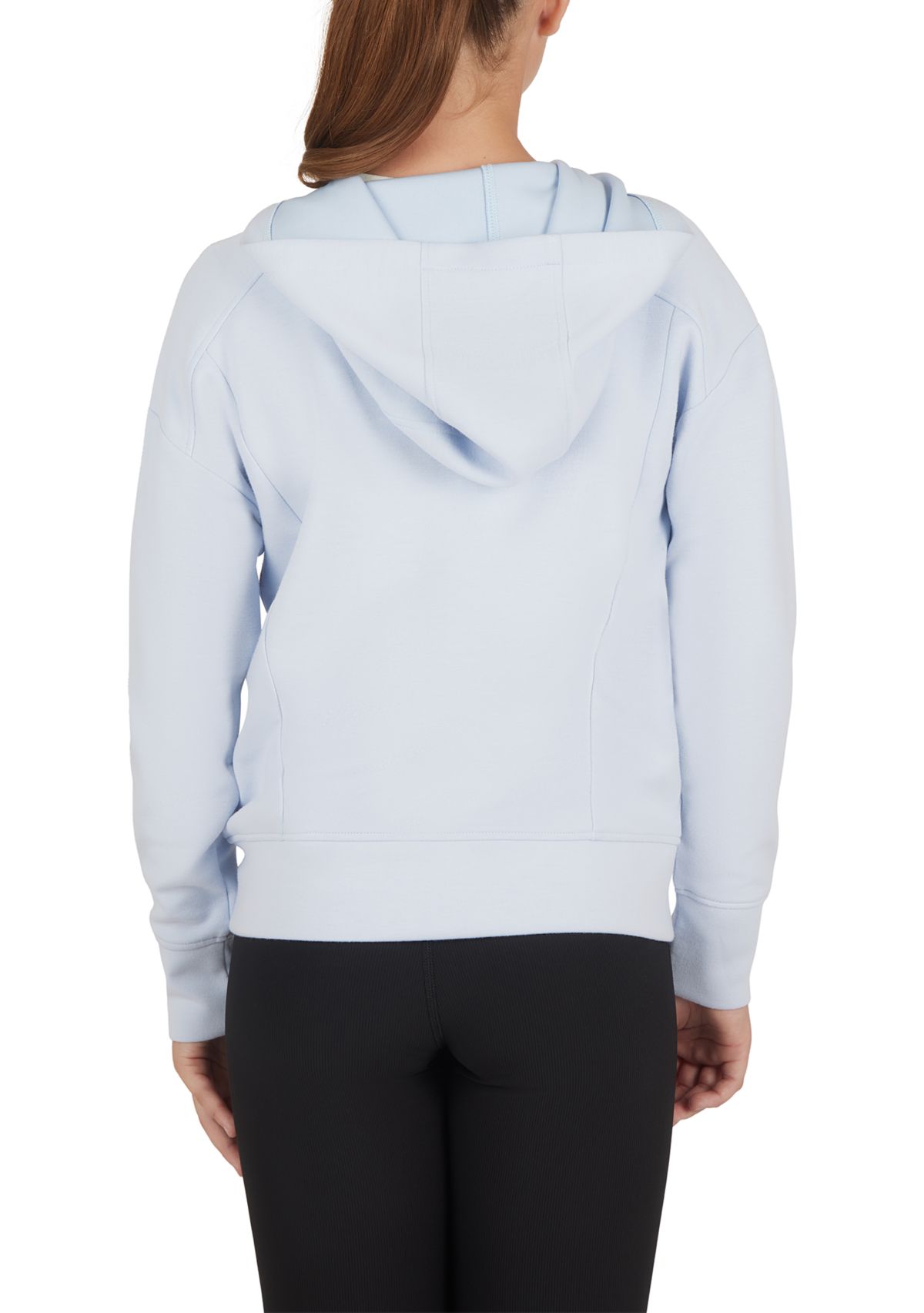 Girls 7-16 Scuba Dahlia Front Zip Hoodie