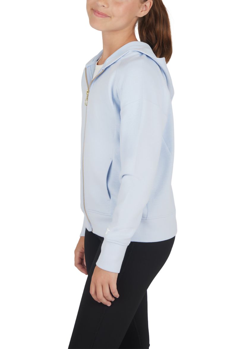 Girls 7-16 Scuba Dahlia Front Zip Hoodie