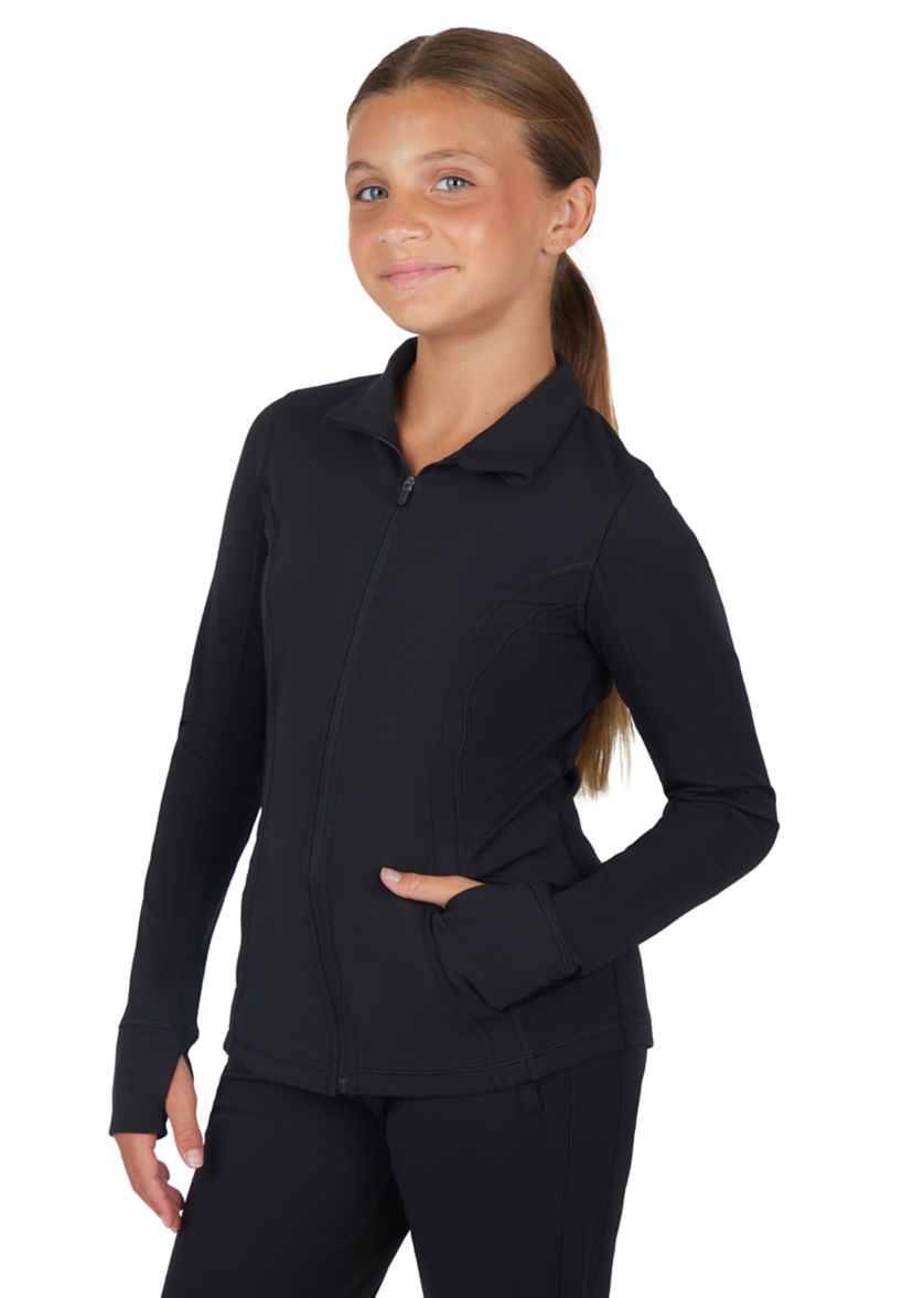 Girls 7-16 Performance Zip Up Jacket 