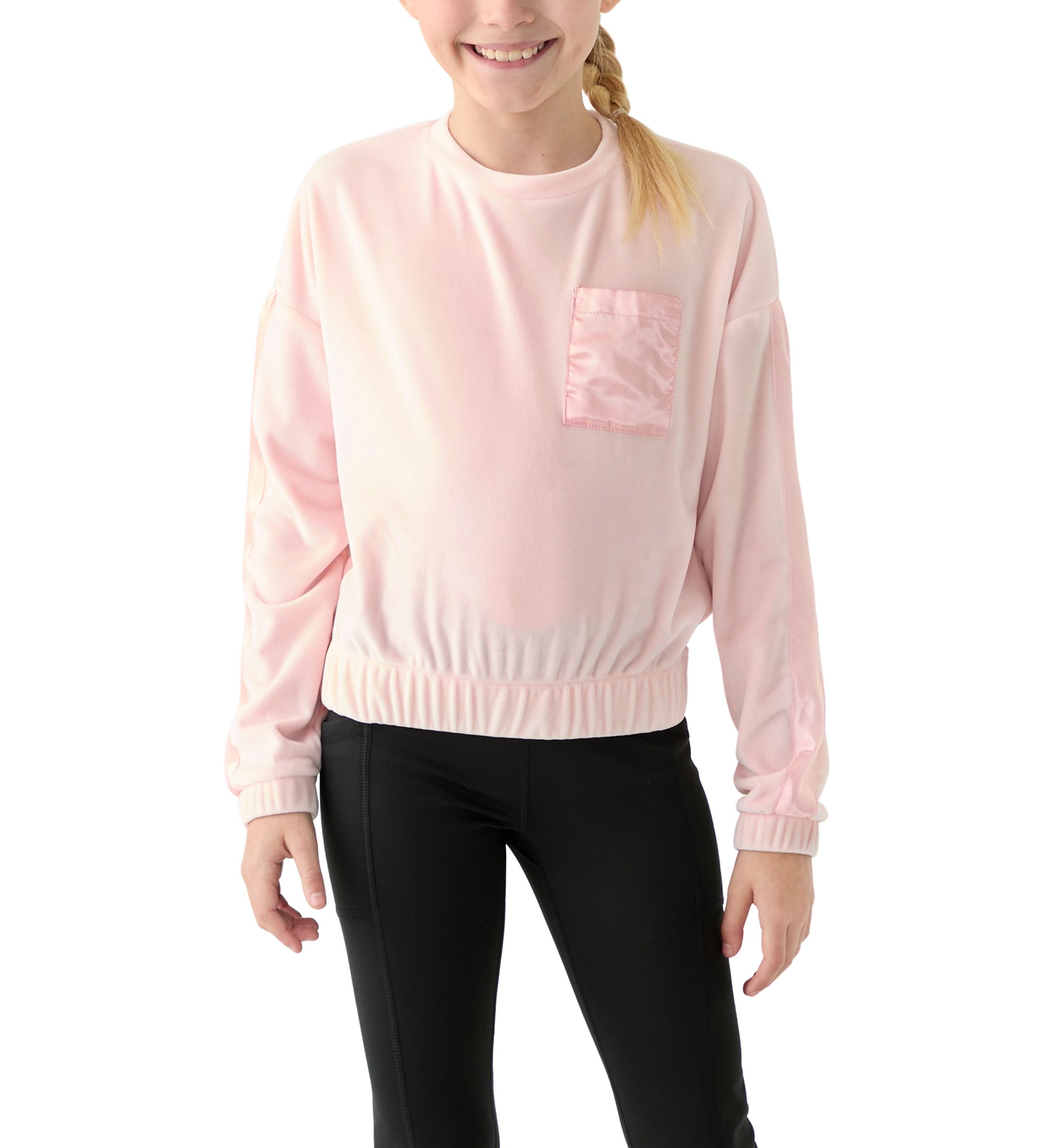 Girls 7-16 Velour Hoodie