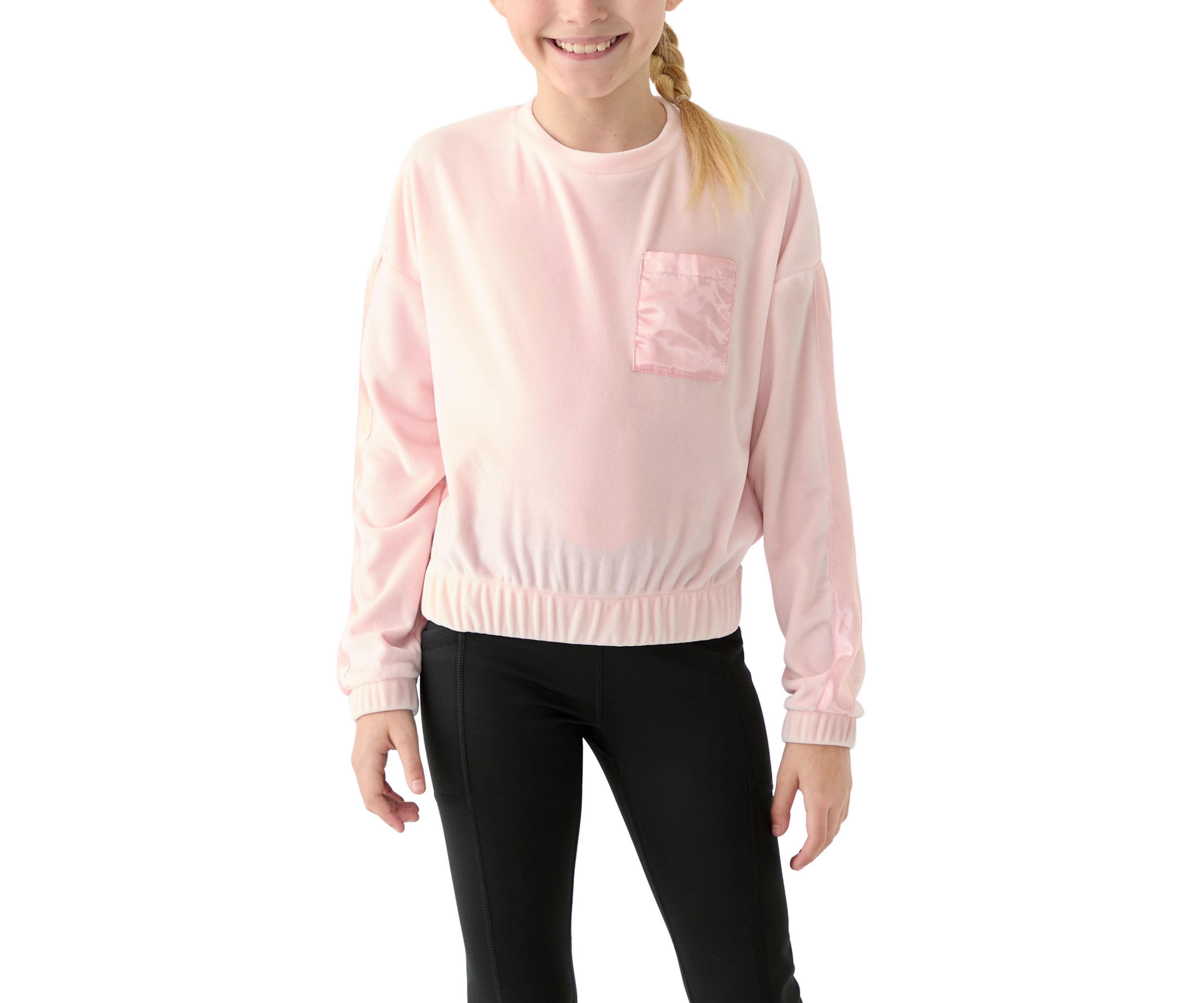 Girls 7-16 Velour Hoodie