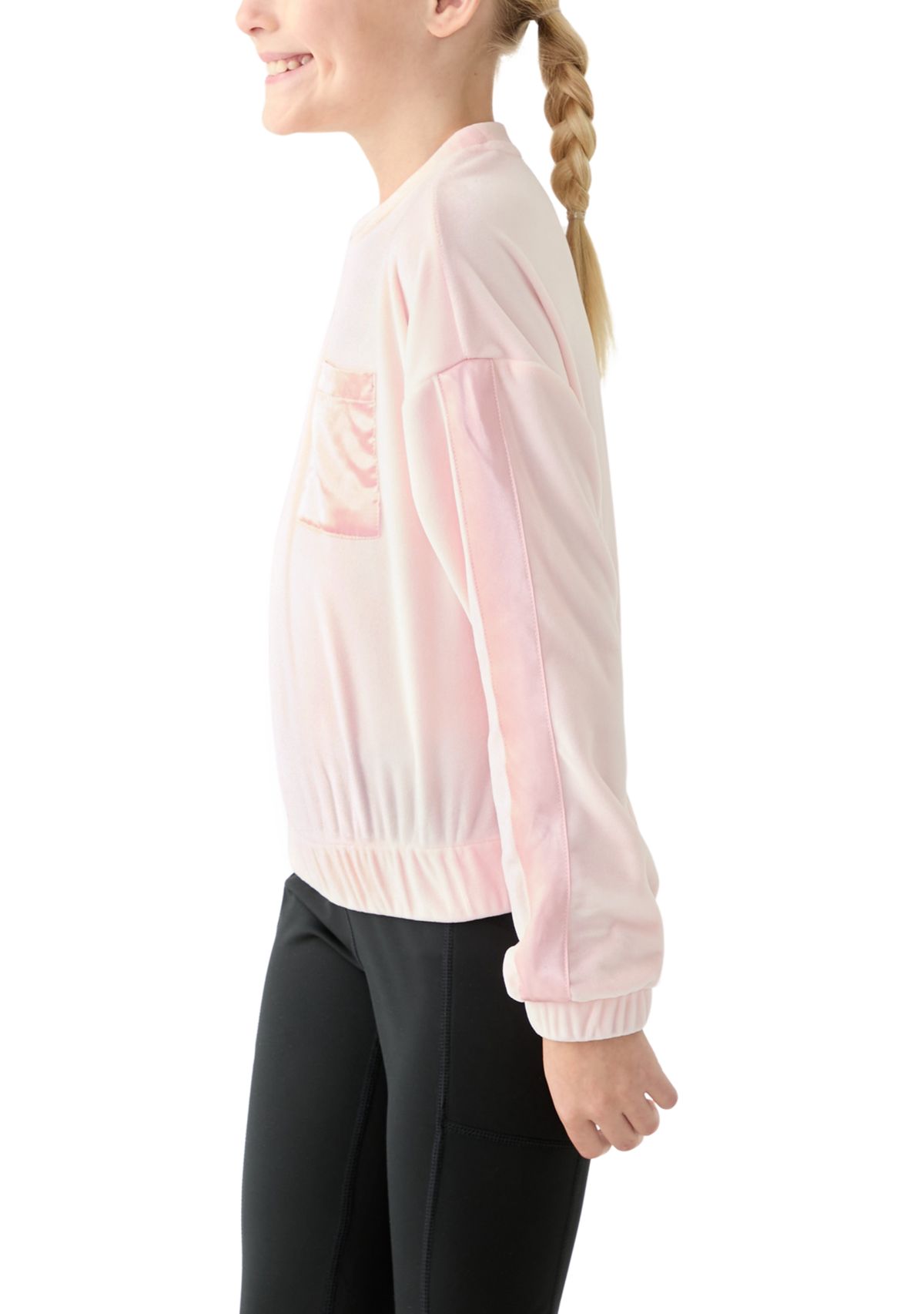 Girls 7-16 Velour Hoodie