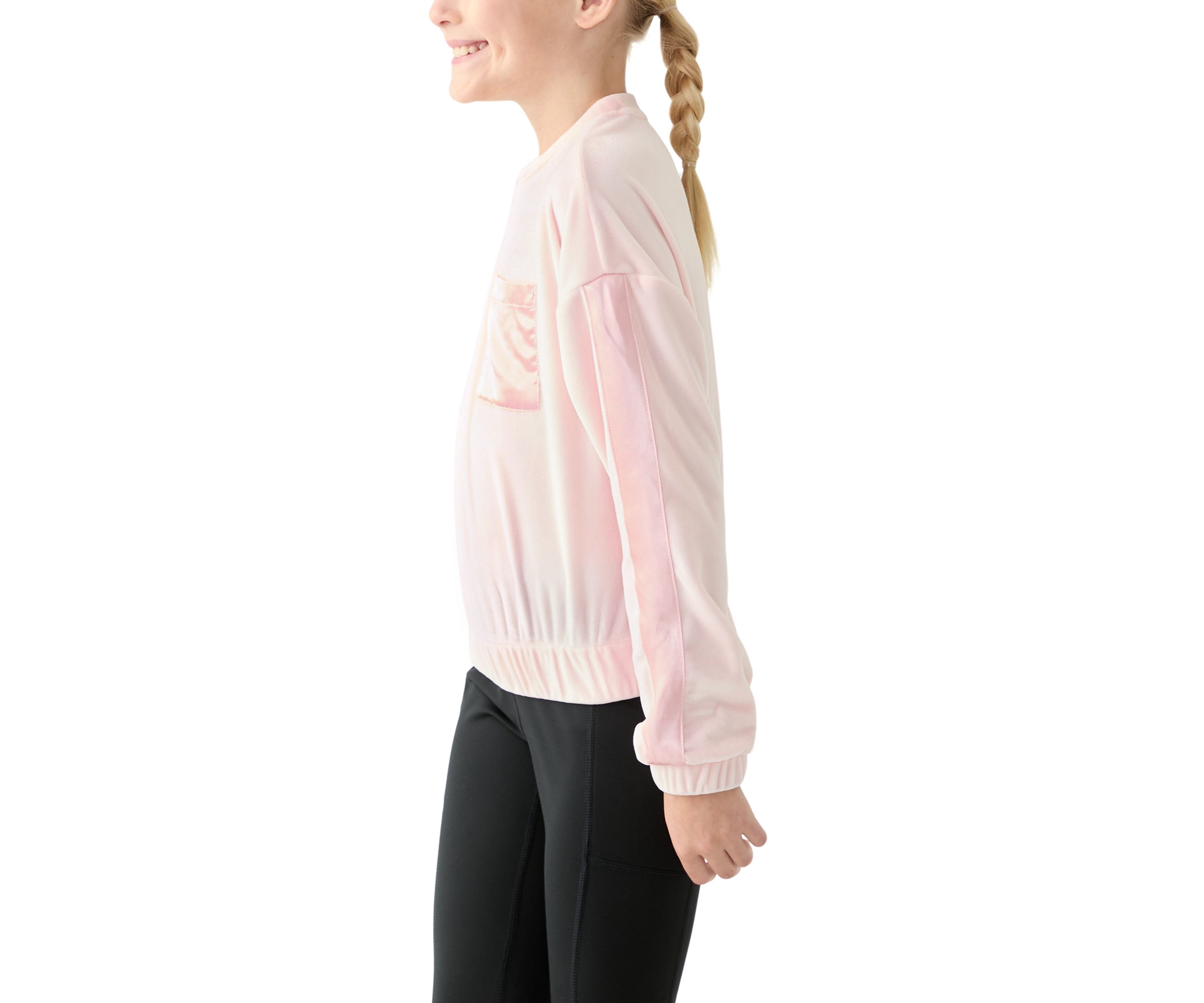 Girls 7-16 Velour Hoodie