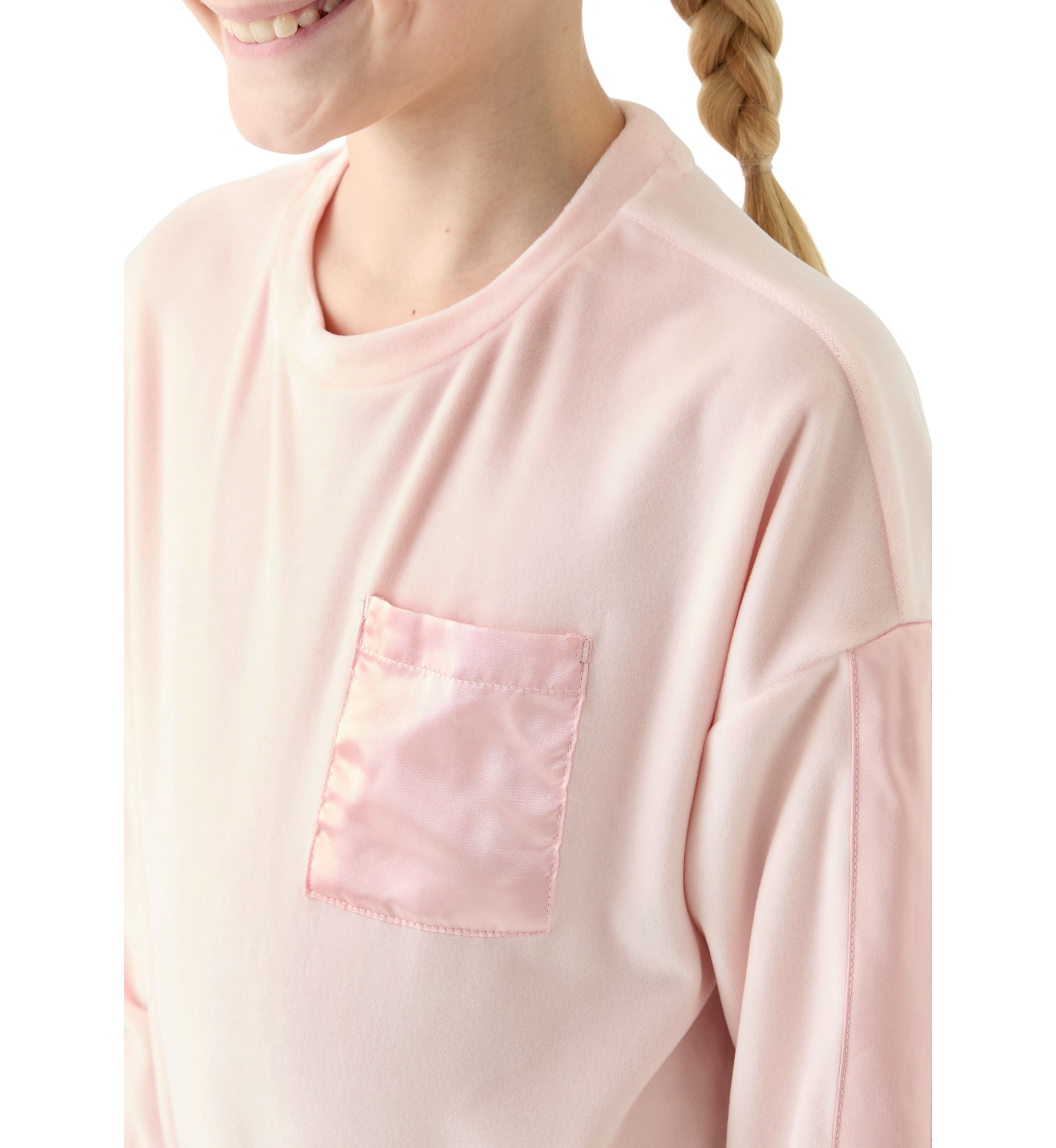Girls 7-16 Velour Hoodie