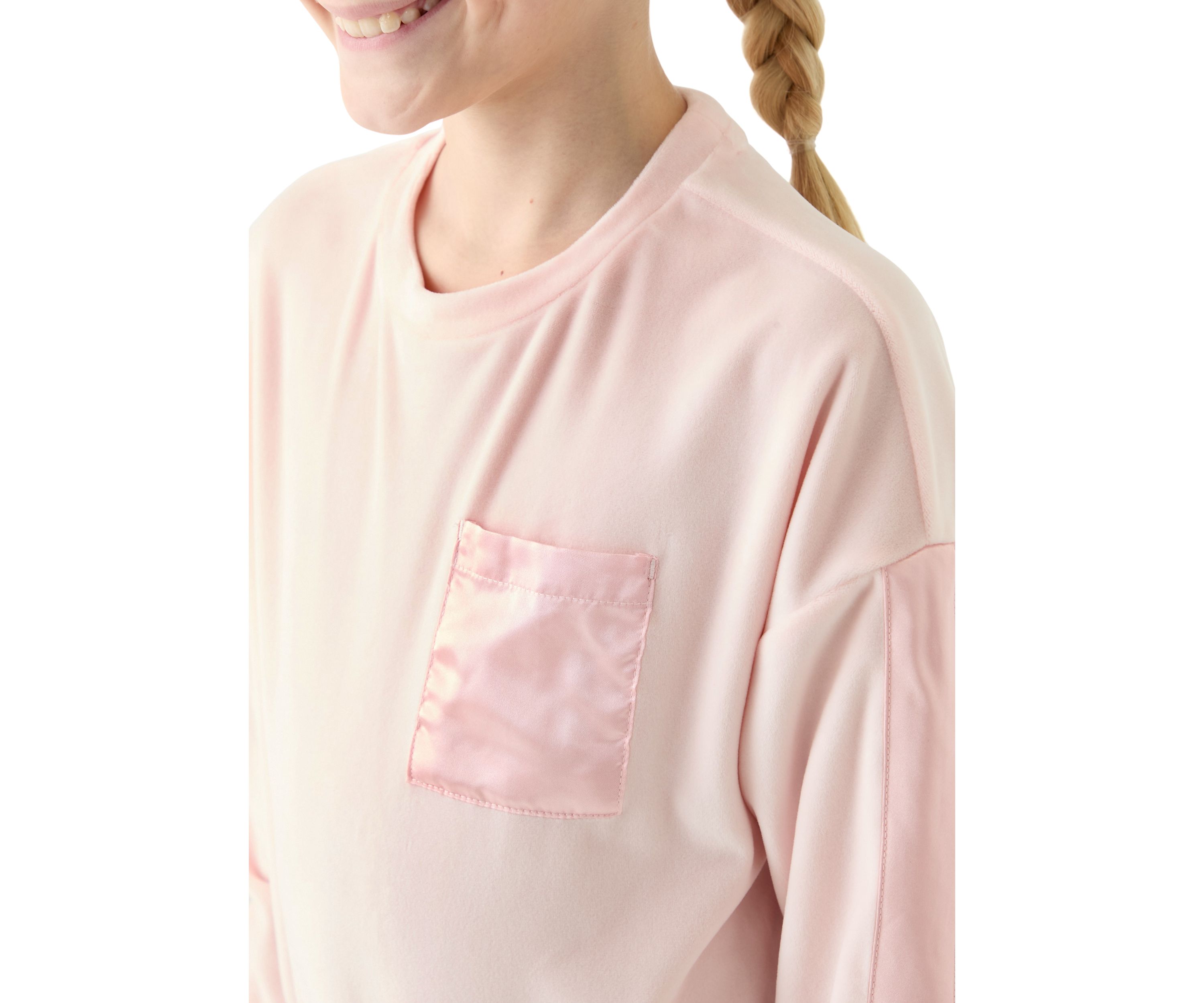 Girls 7-16 Velour Hoodie