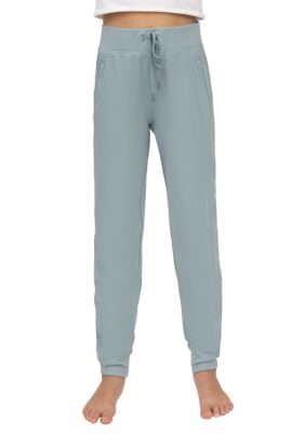 Women's Fleece Lounge Jogger Pajama Pants - Colsie Gray L 1 ct