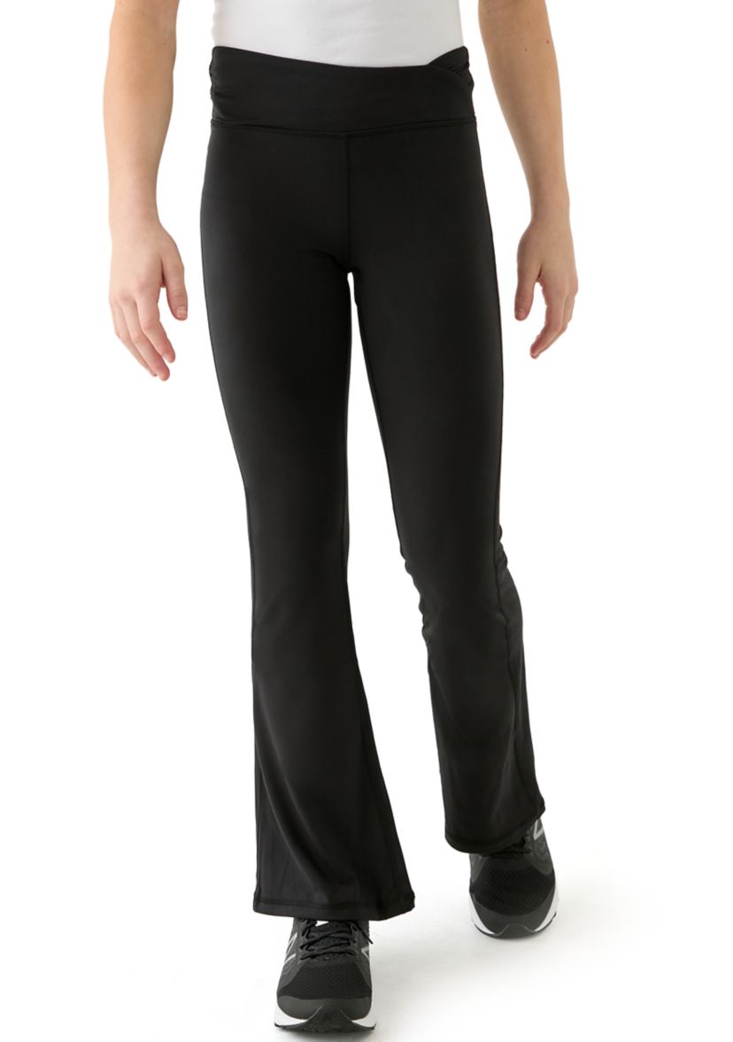 Girls 7-16 High Rise Ruched Flared Pants