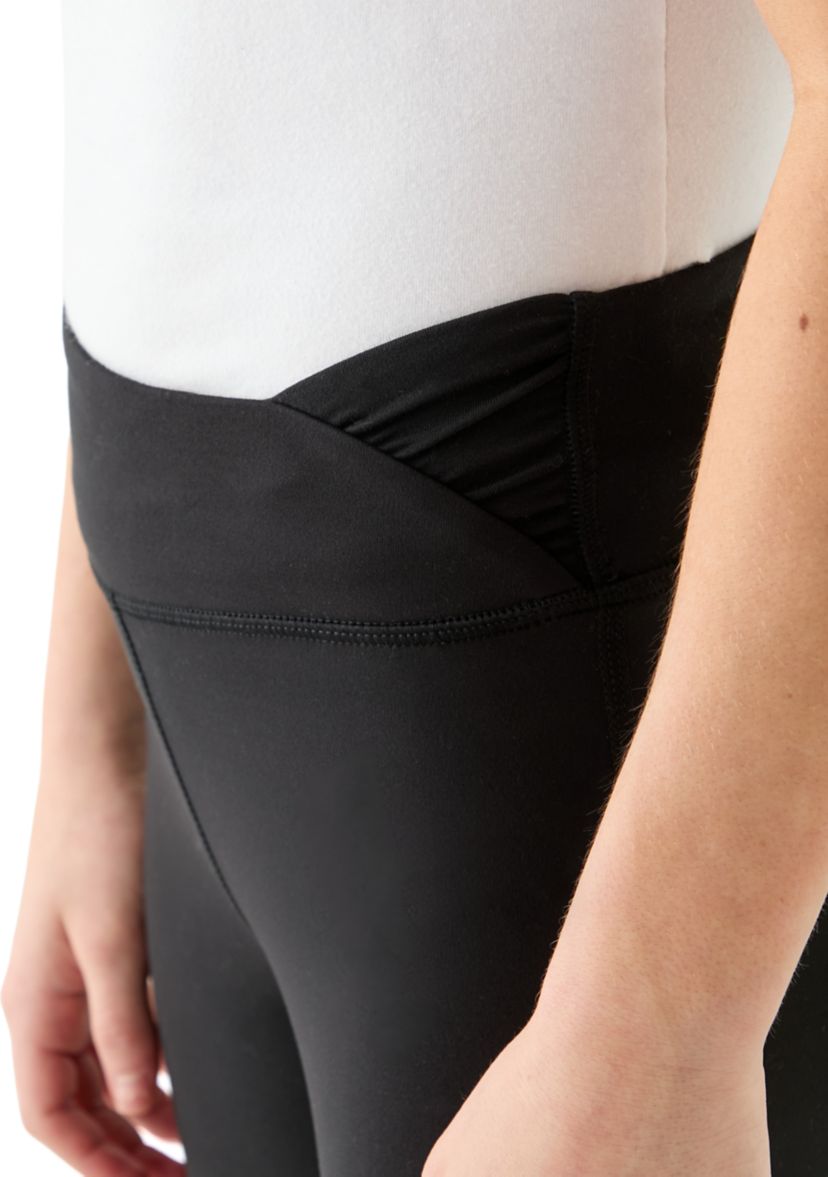 Girls 7-16 High Rise Ruched Flared Pants