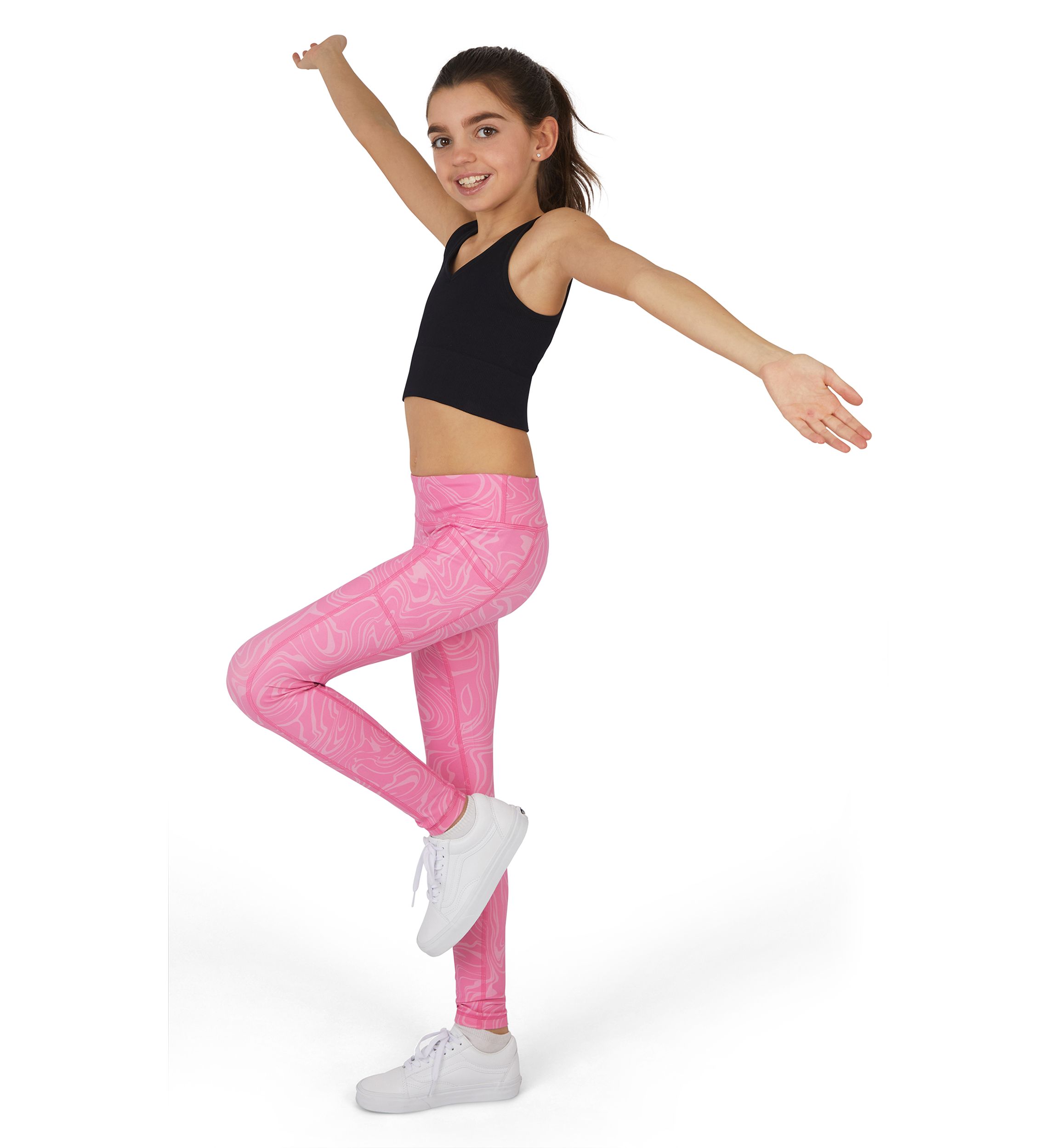 Girls 7-16 Cell Phone Pocket Leggings