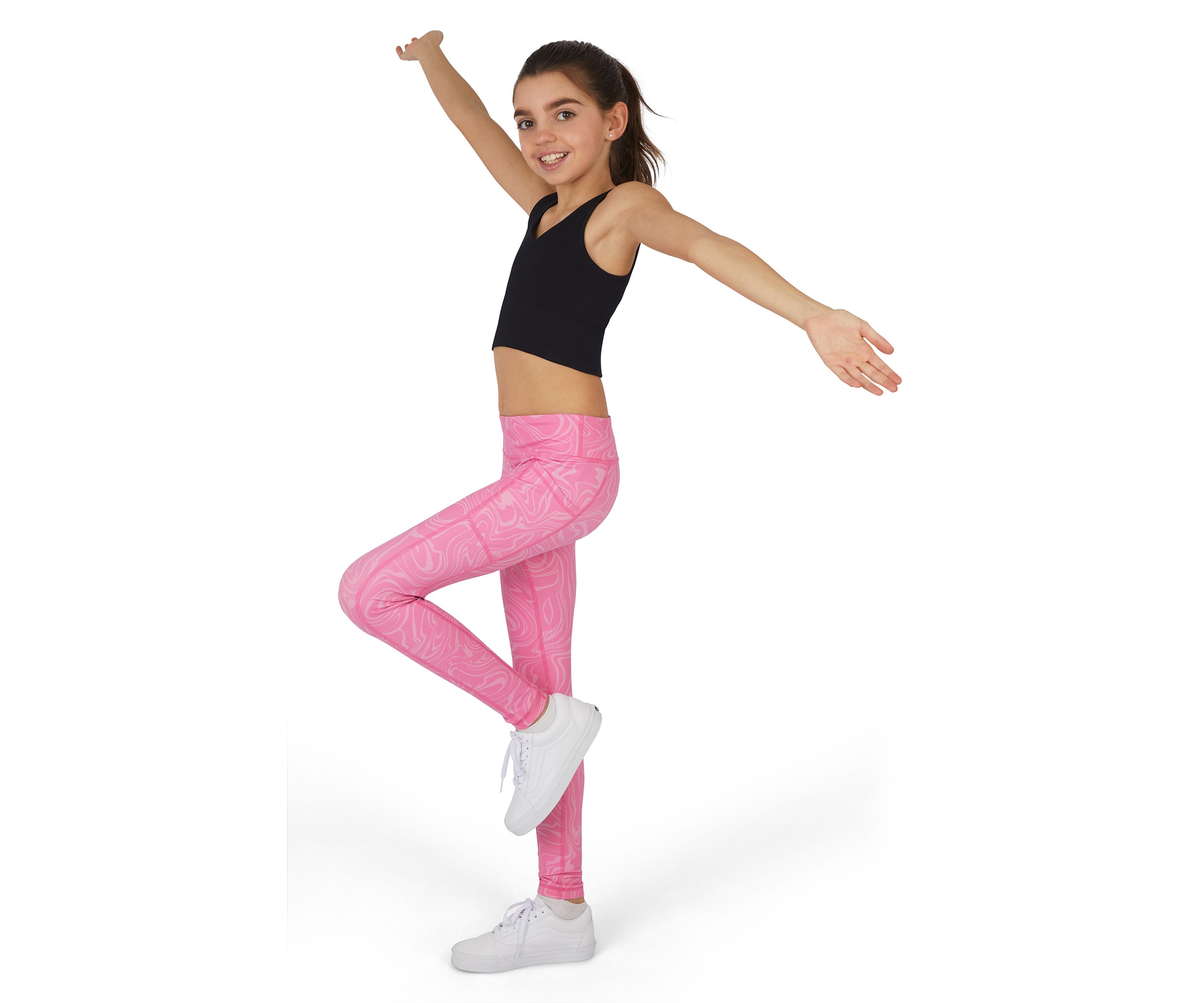 Girls 7-16 Cell Phone Pocket Leggings
