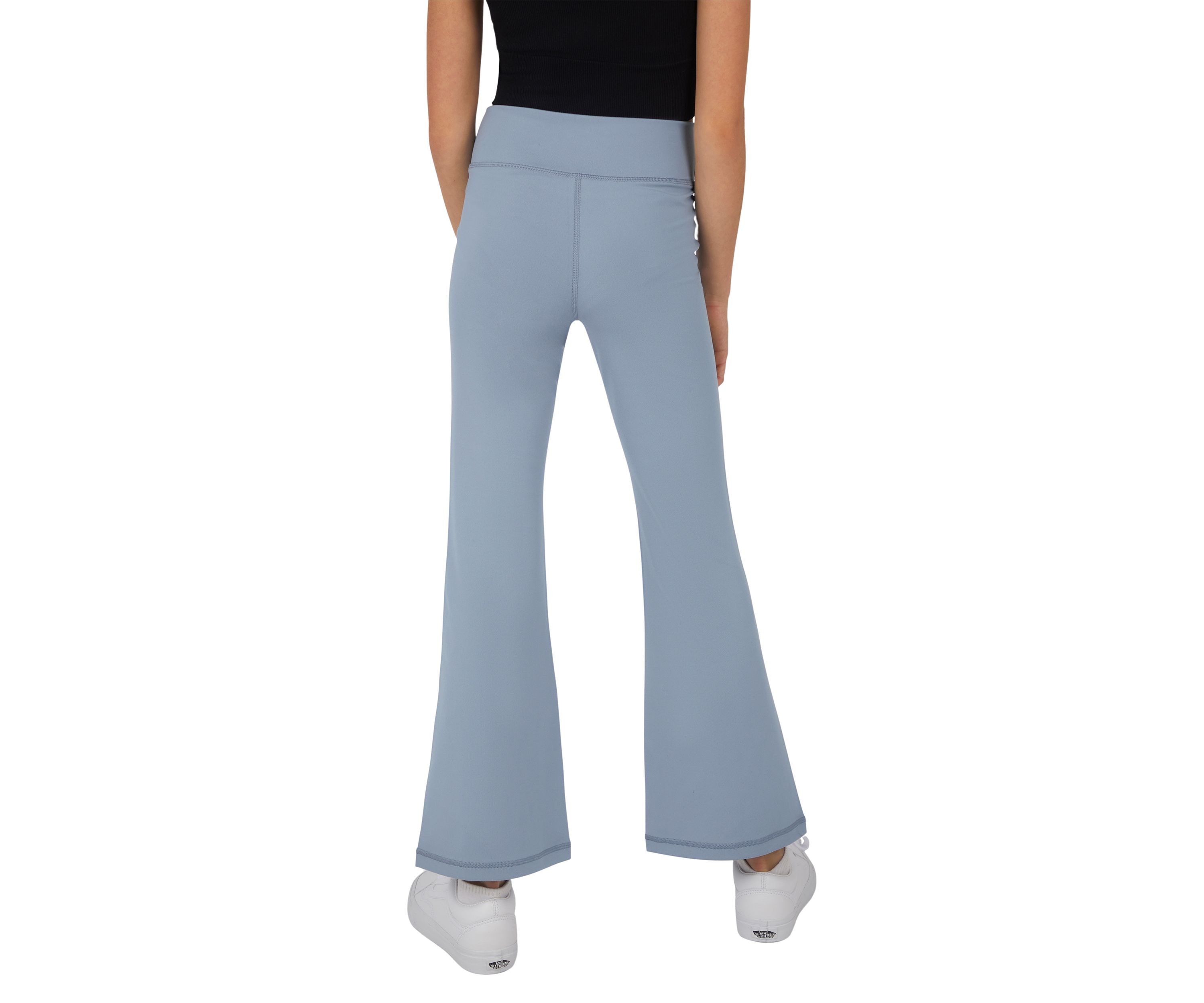 Girls 7-16 Crossover Waist Flare Pants