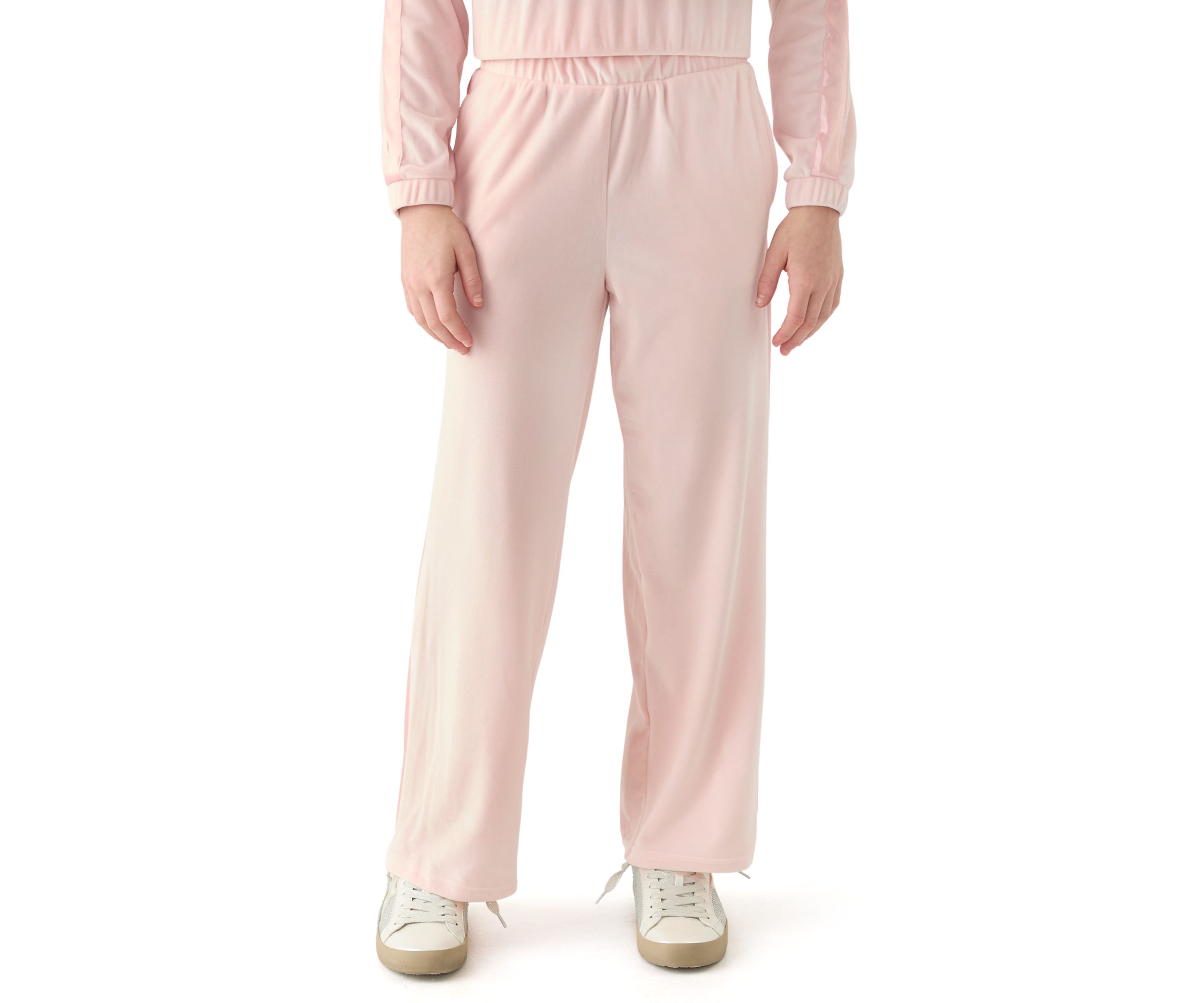 Girls 7-16 Velour Wide Leg Pants