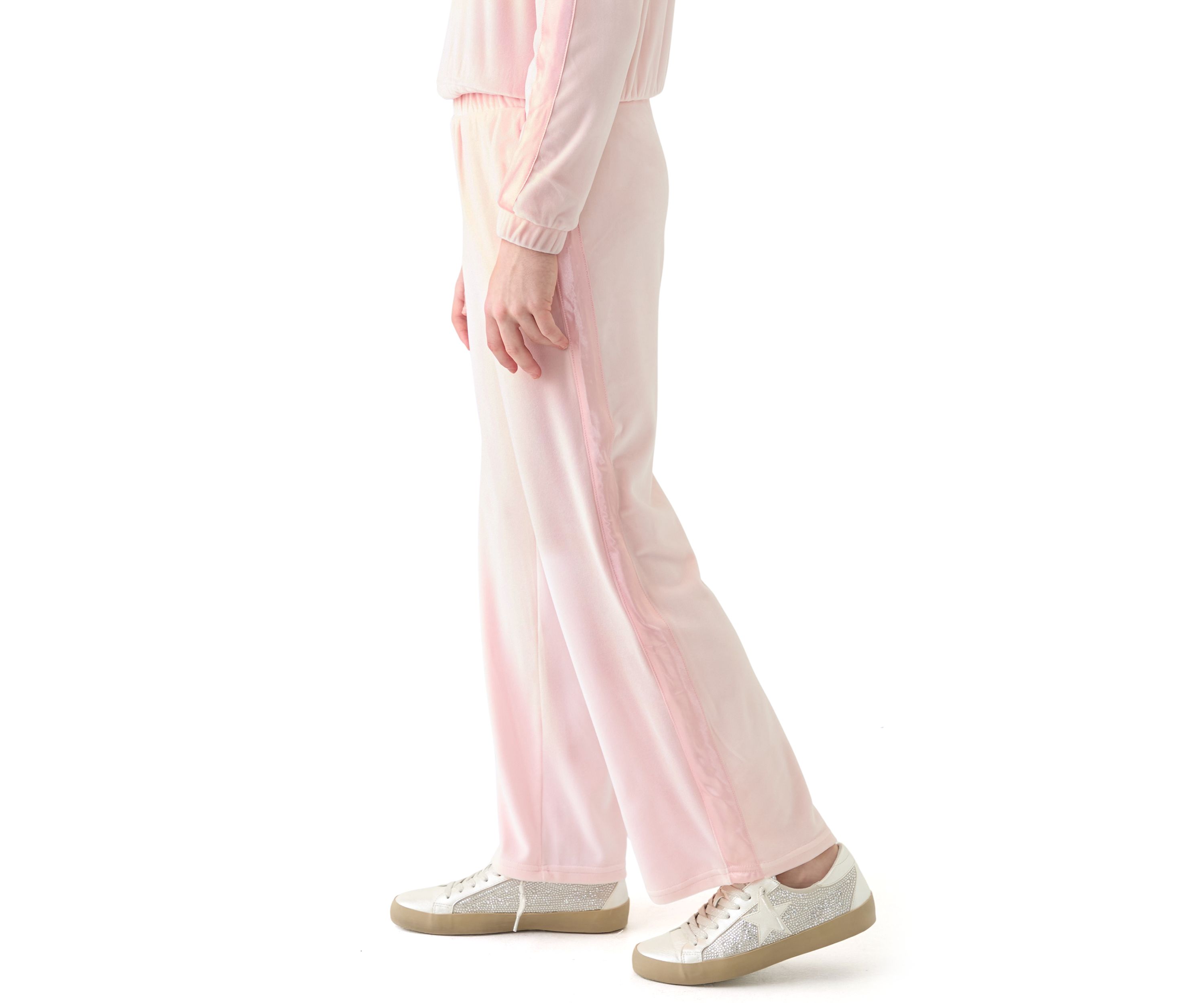 Girls 7-16 Velour Wide Leg Pants