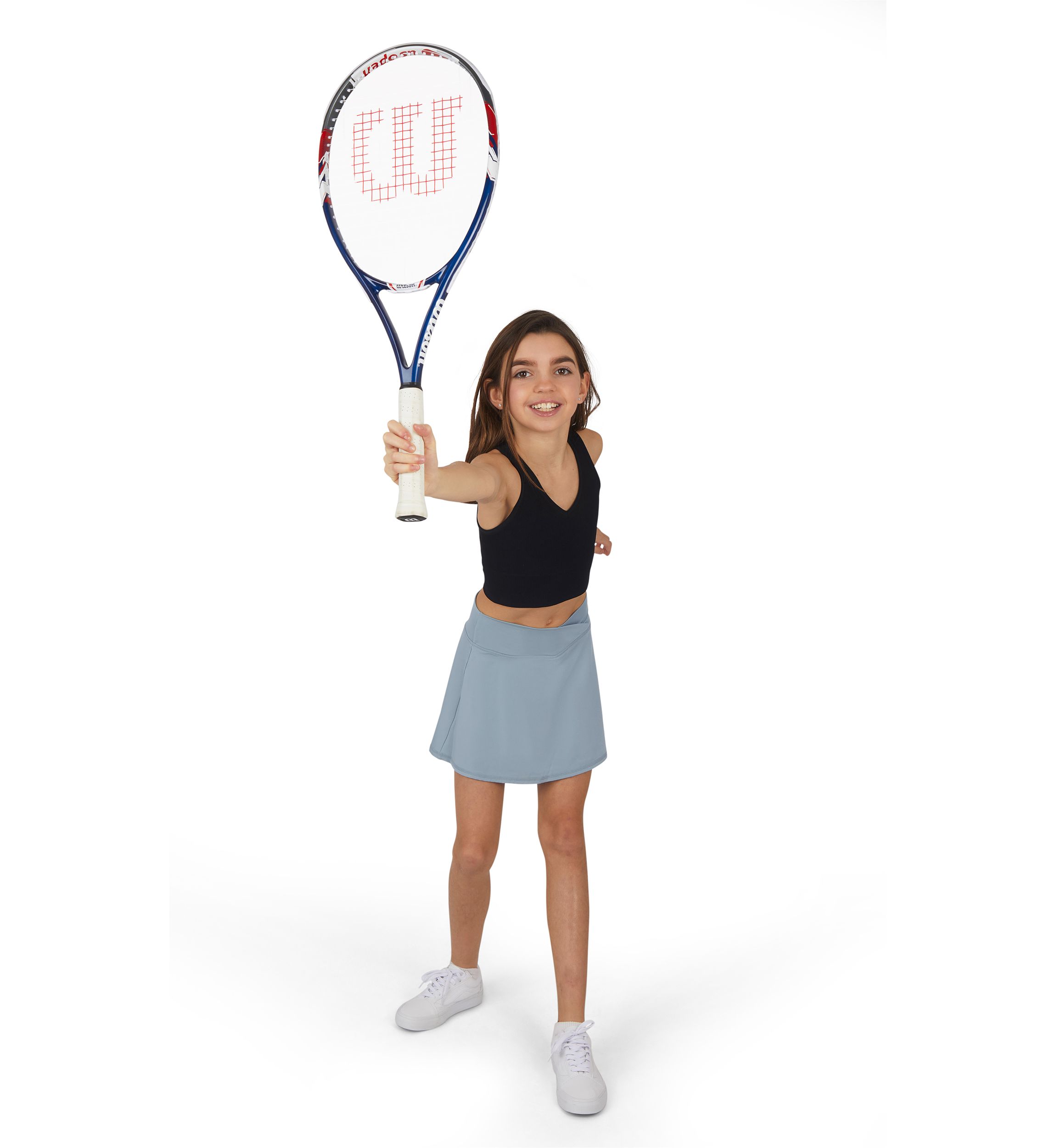 Girls 7-16 Crossover Waist Skort - 2 Pack