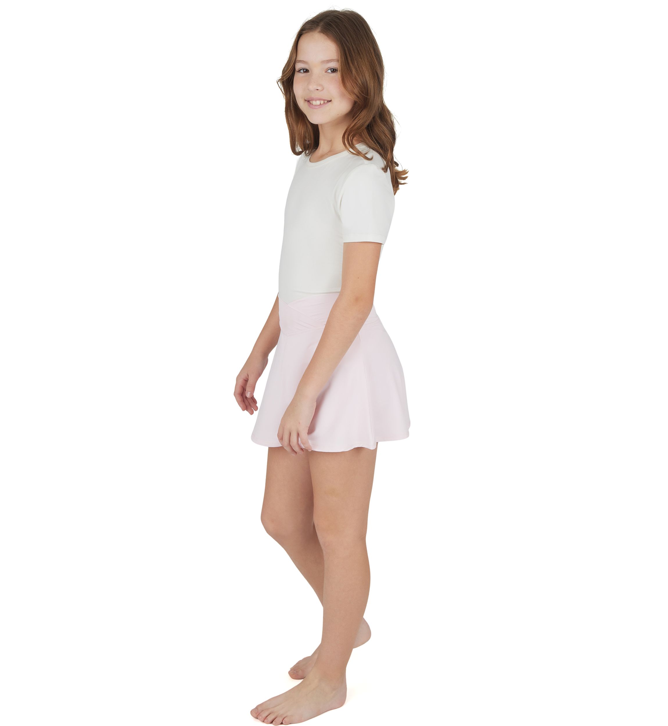 Girls 7-16 Jersey Summer Crossover Skort
