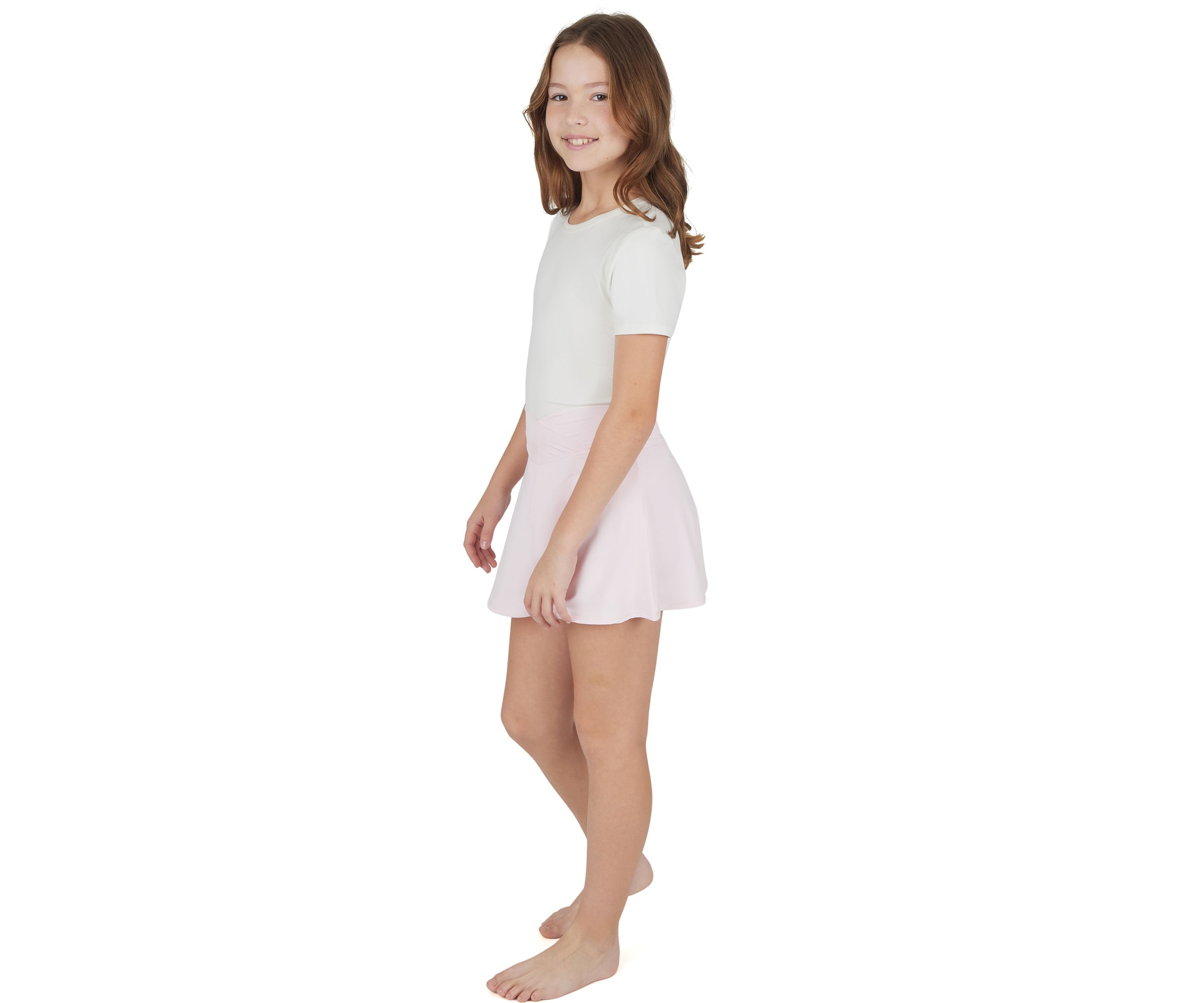 Girls 7-16 Jersey Summer Crossover Skort