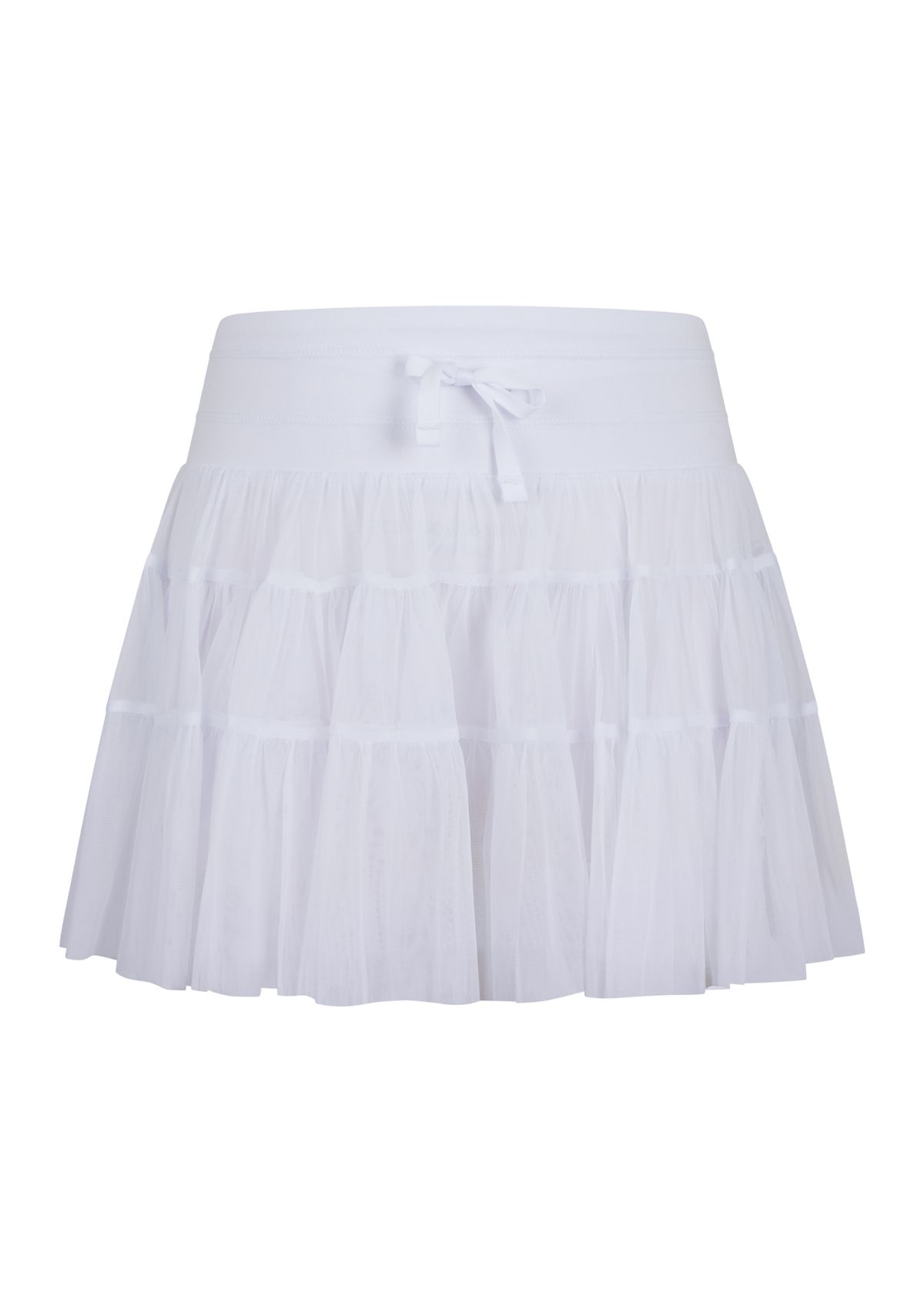 Girls 7-16 Mesh Double Ruffle Skort