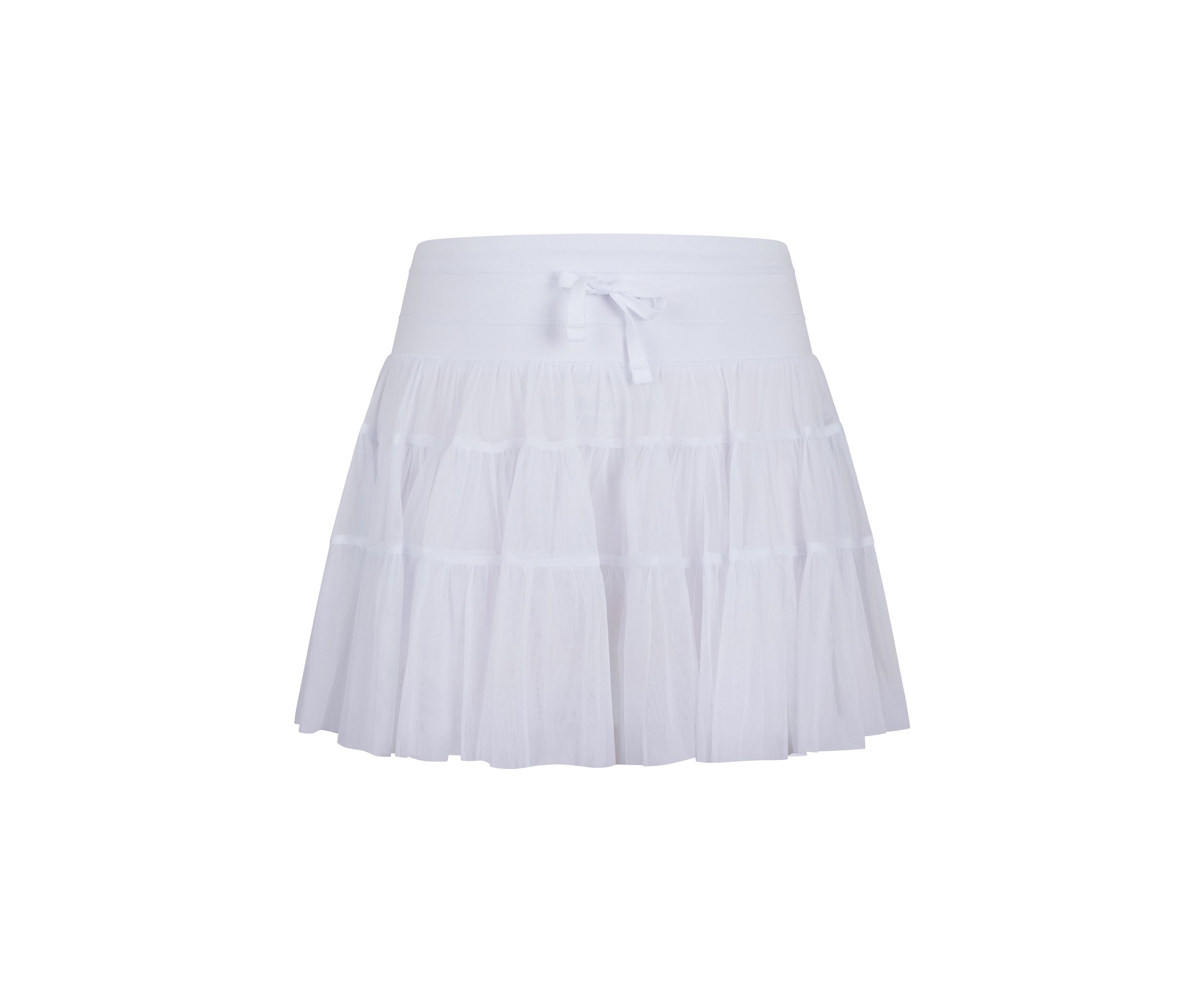 Girls 7-16 Mesh Double Ruffle Skort