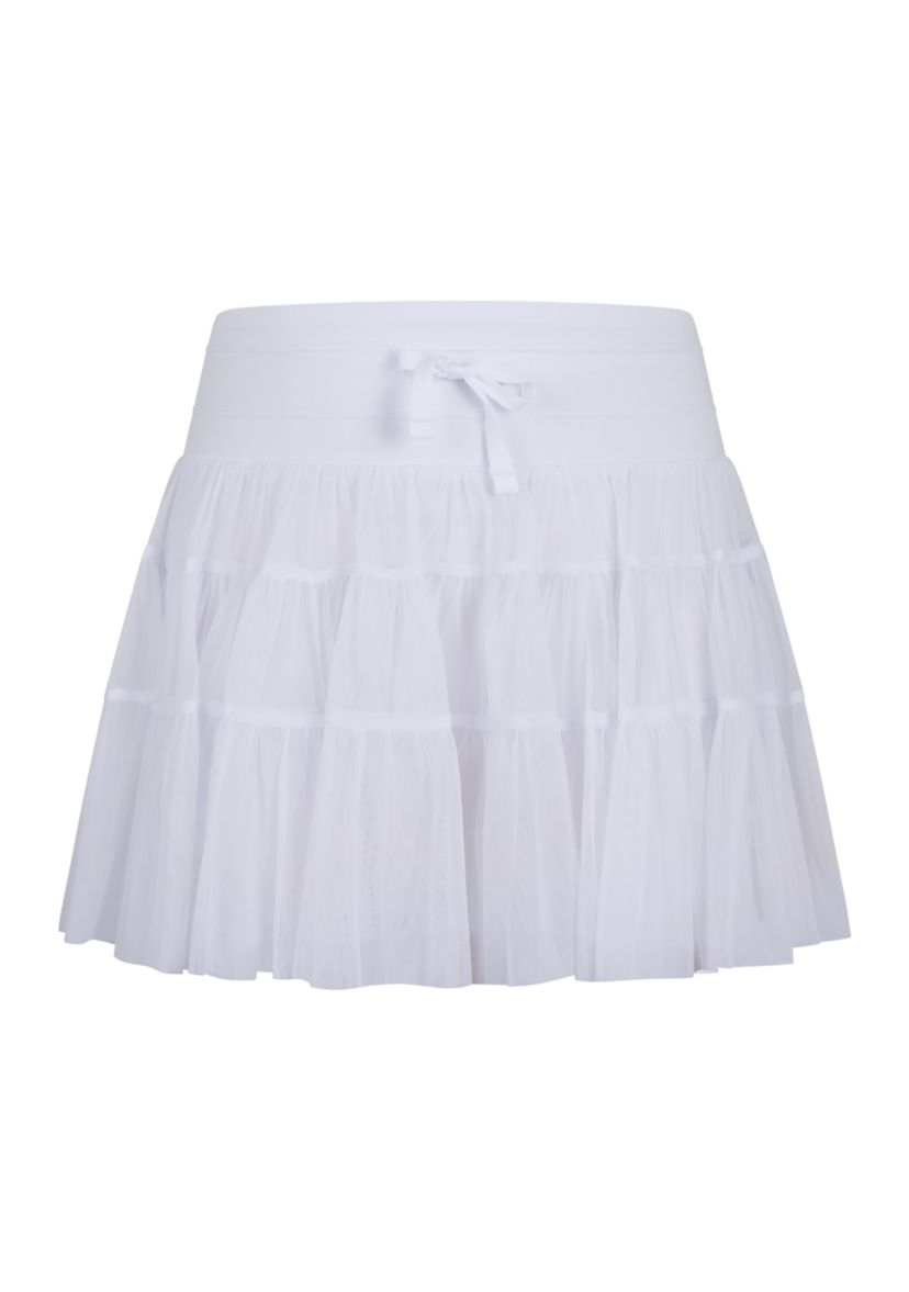 Girls 7-16 Mesh Double Ruffle Skort