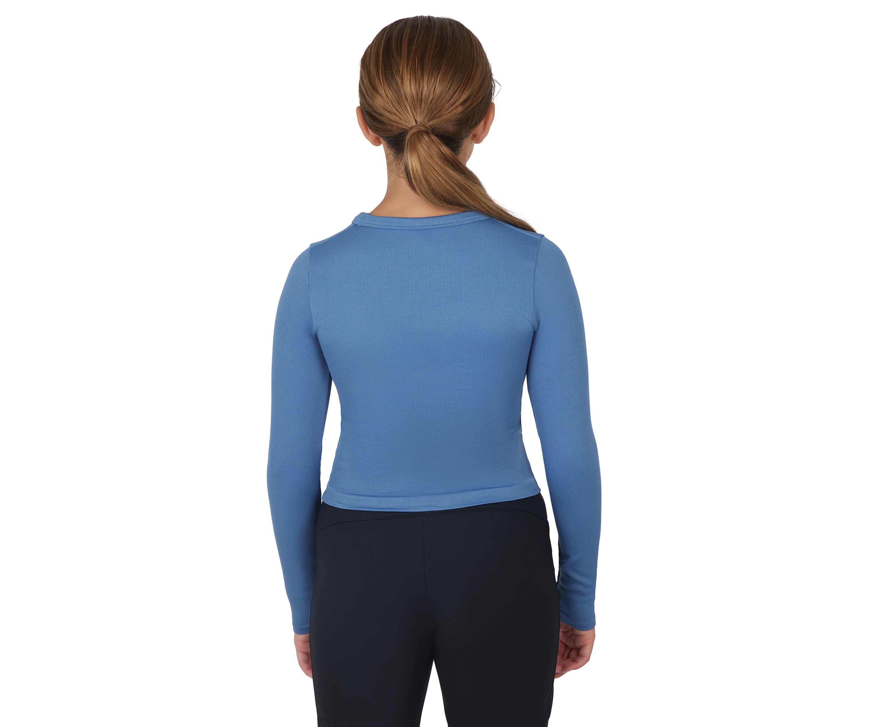 Girls 7-16 Long Sleeve Seamless T-Shirt 