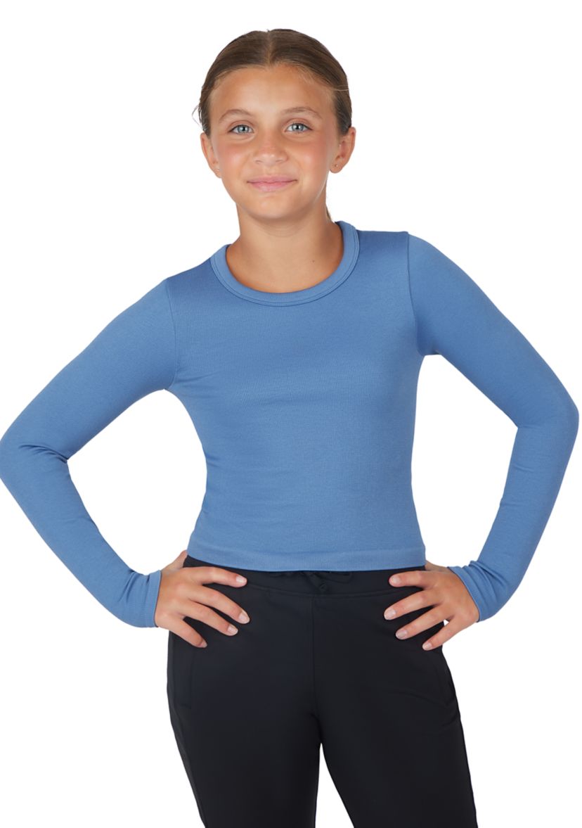 Girls 7-16 Long Sleeve Seamless T-Shirt 