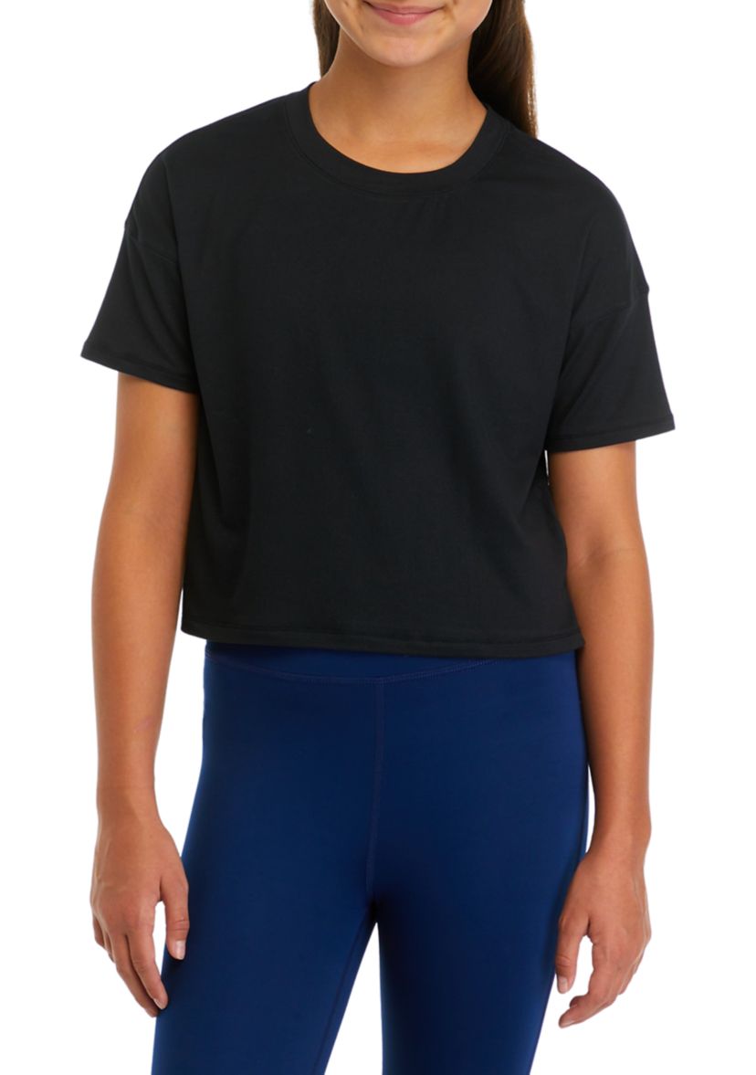 Girls 7-16 Boxy Cropped T-Shirt 